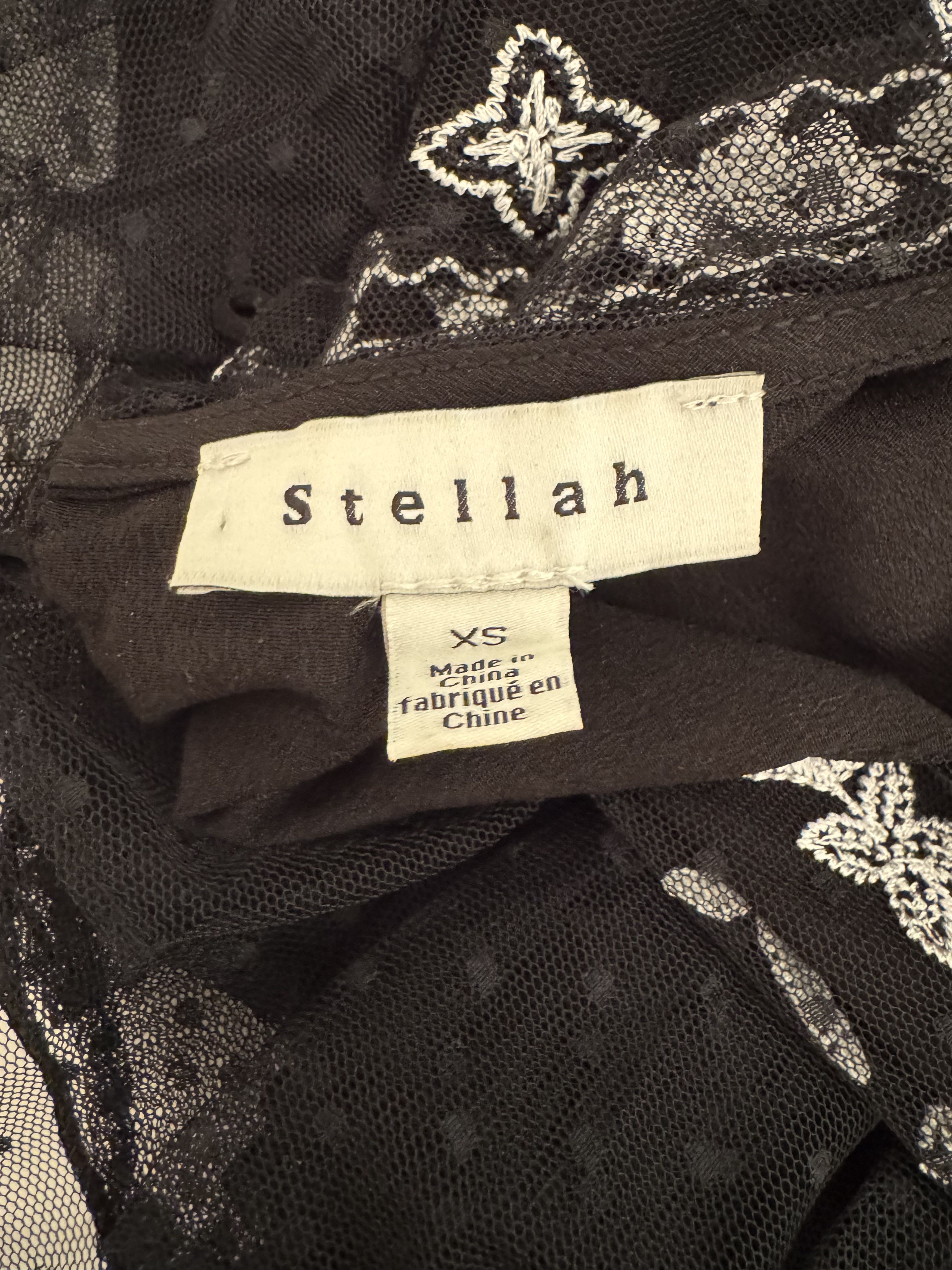 Anthropologie Stellah Lacey Top Size XS / US 0-2 / IT 36-38 - 5 Thumbnail