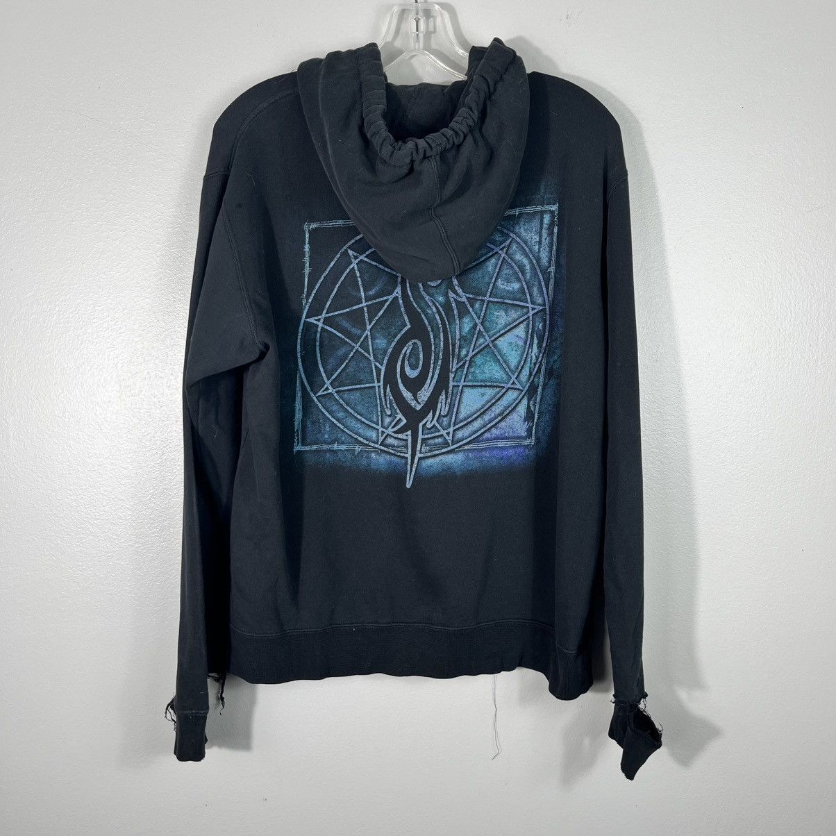 Vintage Y2K 2005 Vintage Slipknot AOP Hoodie Small Goth Corey Taylor Size US S / EU 44-46 / 1 - 8 Thumbnail