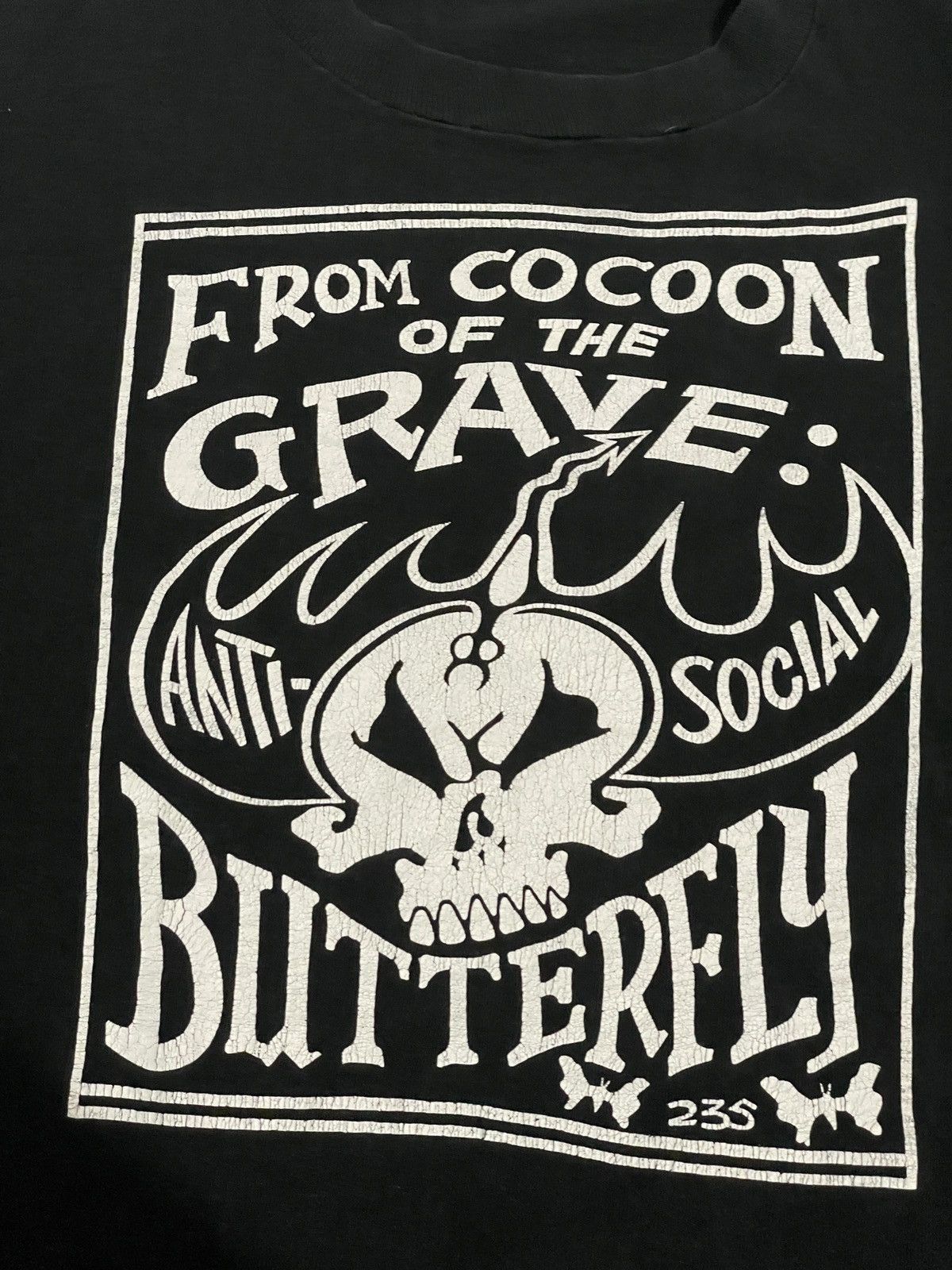 Vintage Vintage 1990s From Cocoon Of The Grave Anti-Social VERY RARE Size US L / EU 52-54 / 3 - 5 Thumbnail