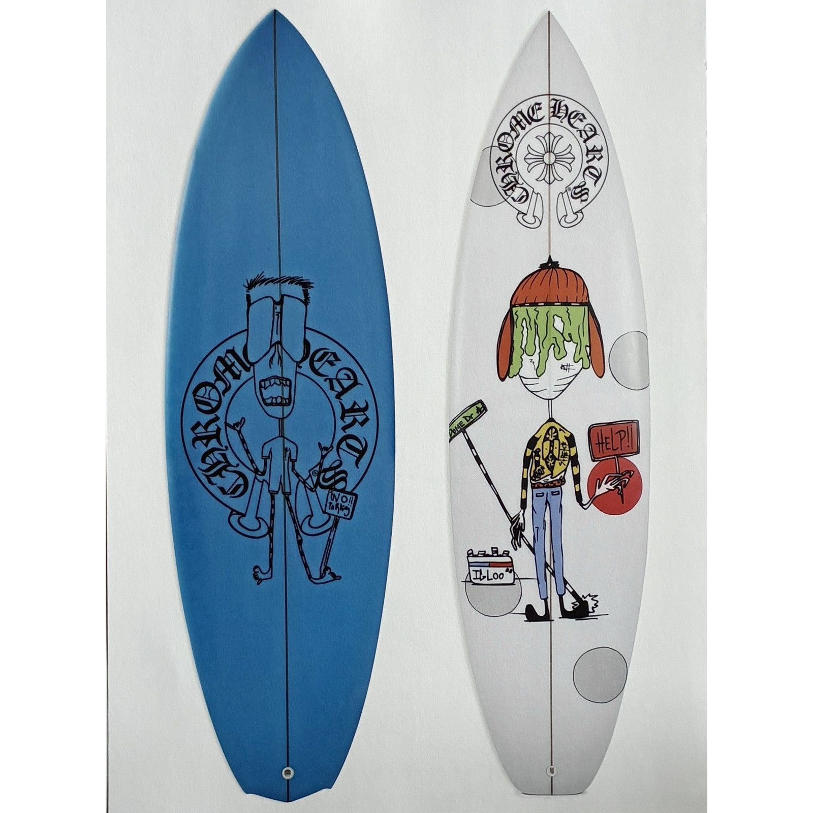 Chrome Hearts × Japanese Brand × Vintage Chrome Hearts surfboard