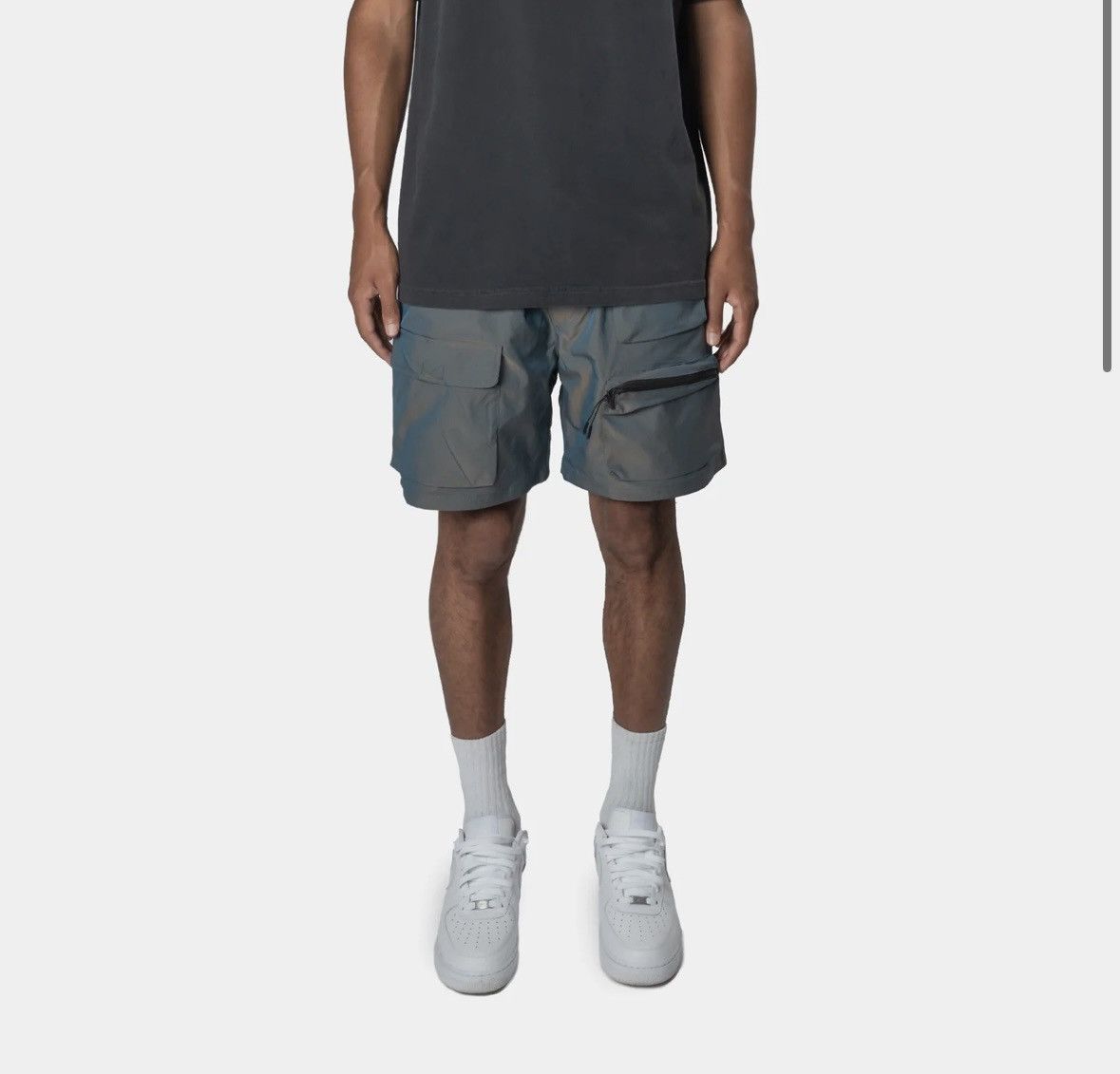 Richie Le Collection Iridescent Utility Shorts Size US 29 - 3 Thumbnail