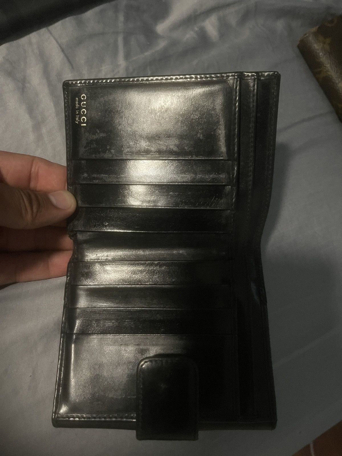 Gucci BLACK GUCCI WALLET Size ONE SIZE - 3 Thumbnail