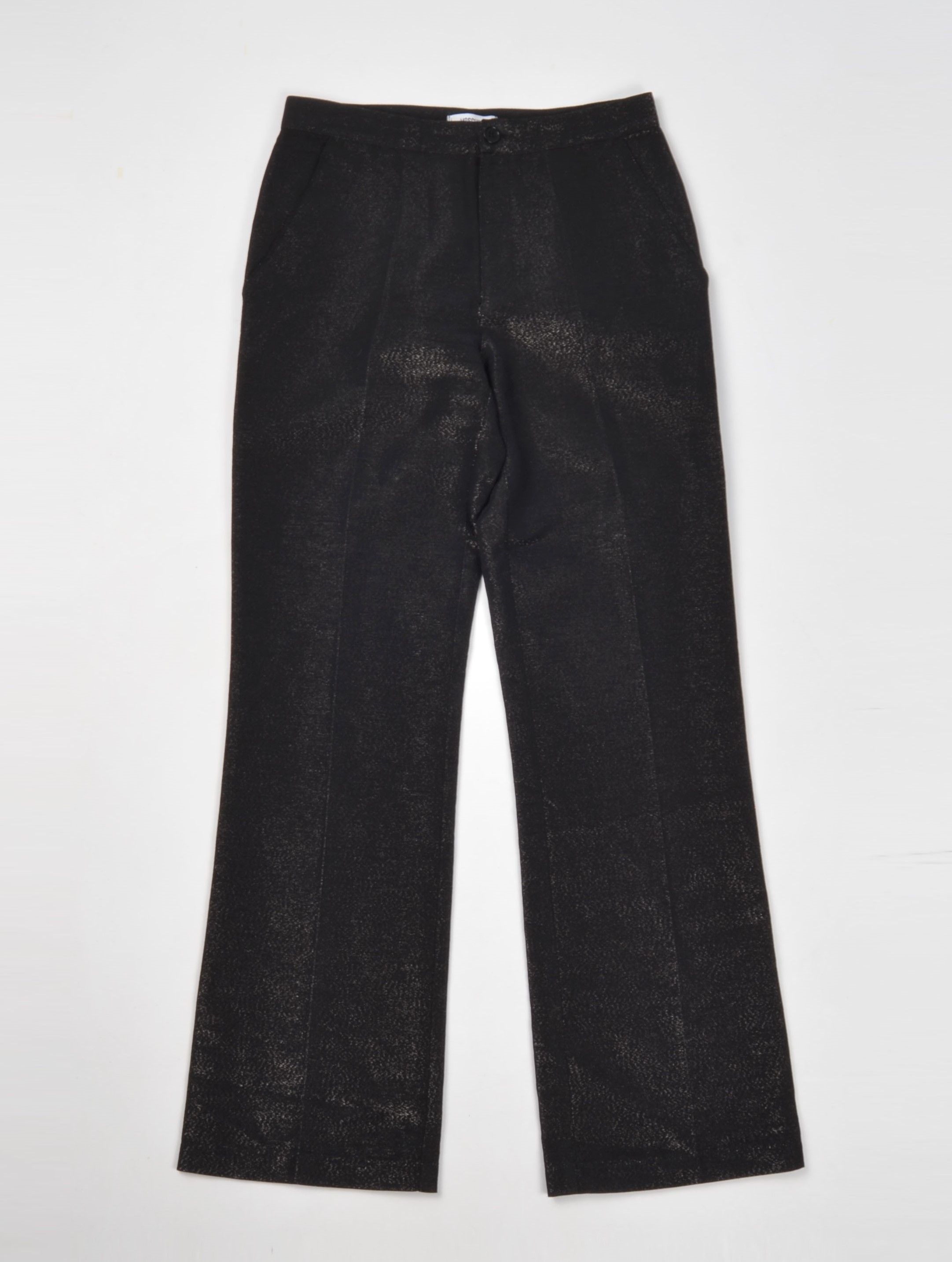 Moschino × Vintage Vintage Moschino Sparkle Black Straight Trousers Pants Size 28" / US 6 / IT 42 - 1 Thumbnail