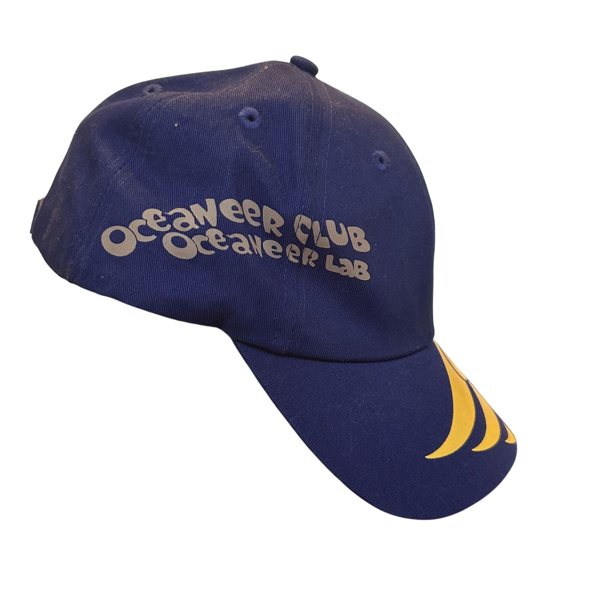 Disney Vtg Disney Cruise Line Oceaneer Club Blue and Yellow Adjusta Size ONE SIZE - 2 Thumbnail