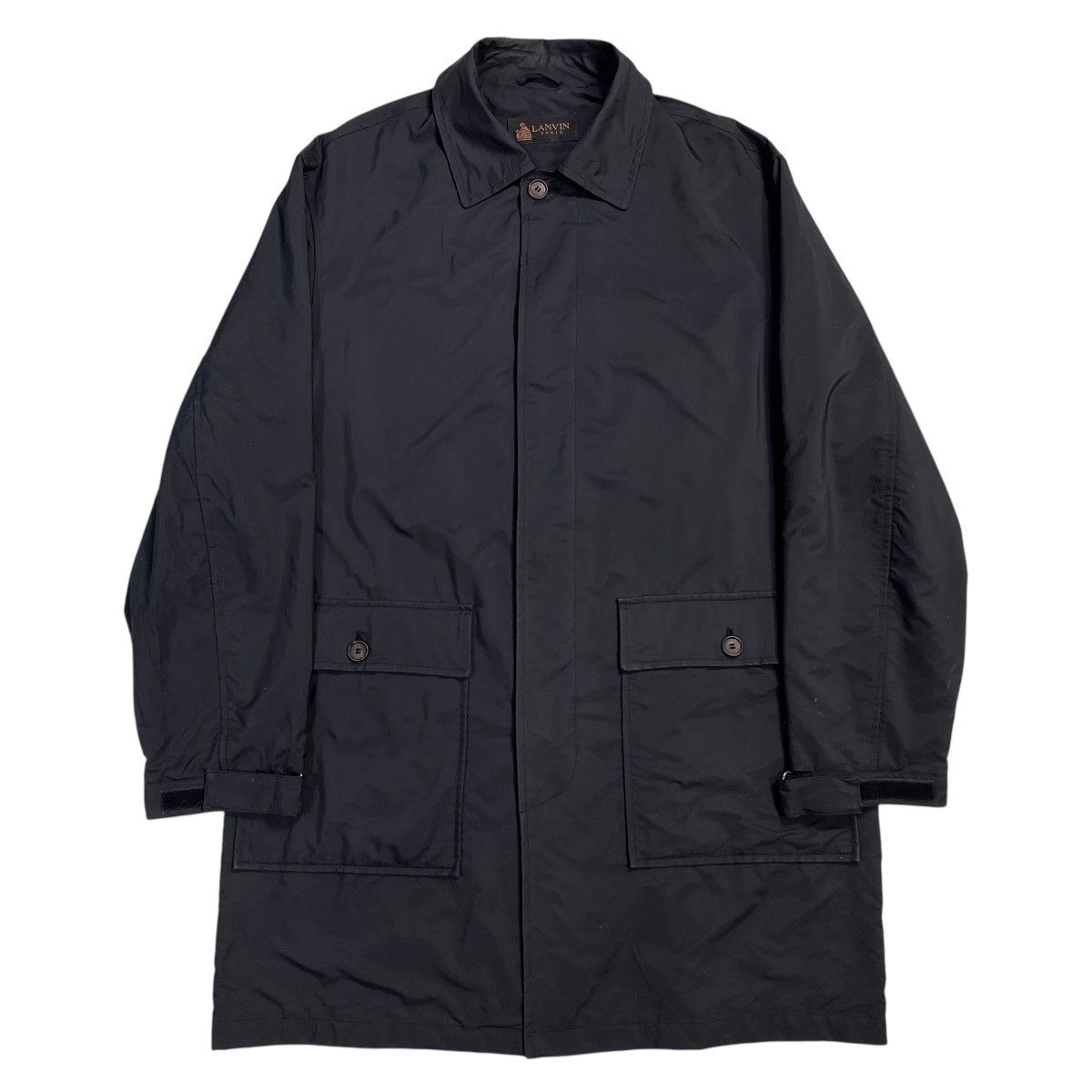 Lanvin Lanvin Paris oiled Coat Jacket Made In Italy Size US M / EU 48-50 / 2 - 1 Thumbnail