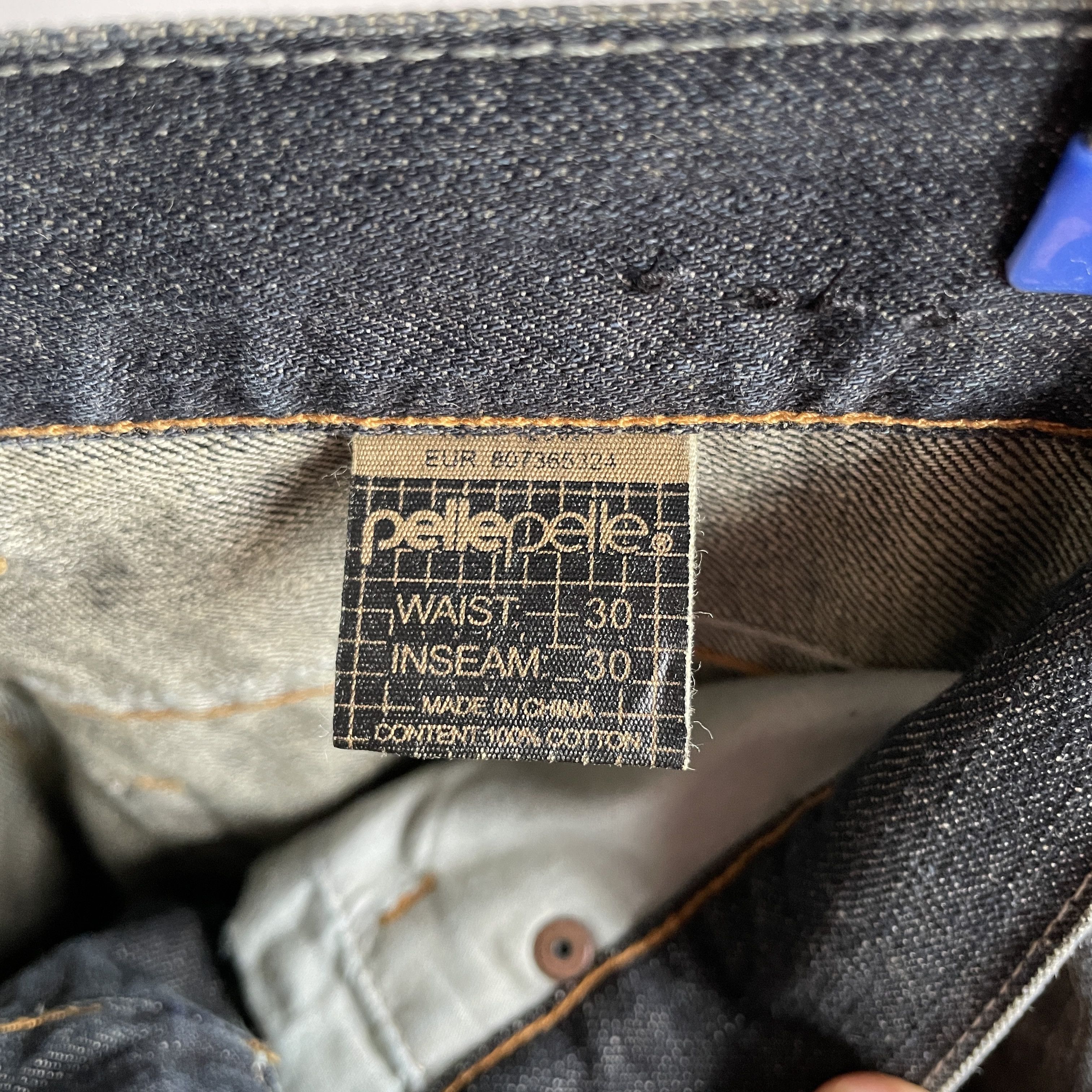Pelle Pelle Pelle Pelle Vintage Y2K Baggy Wide Leg Washed Denim Size US 30 / EU 46 - 10 Thumbnail