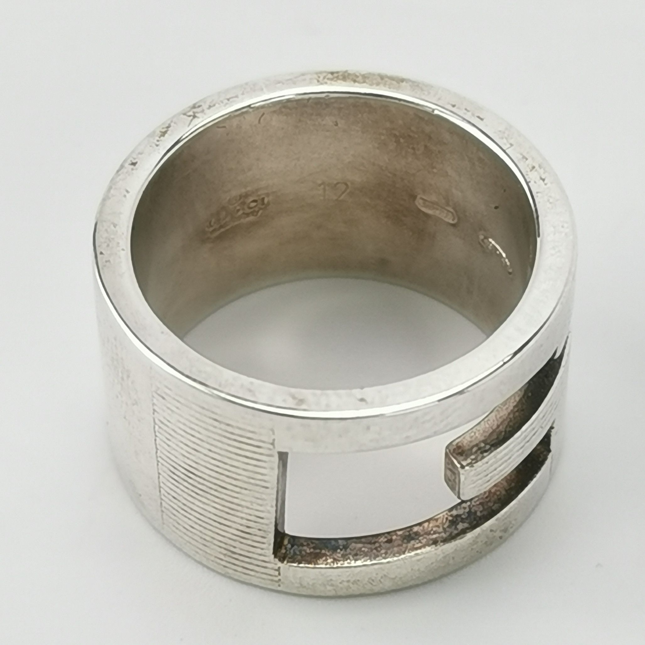 Gucci Gucci S925 Hollow G Logo Ring Size 13 -z2505 Size ONE SIZE - 4 Thumbnail