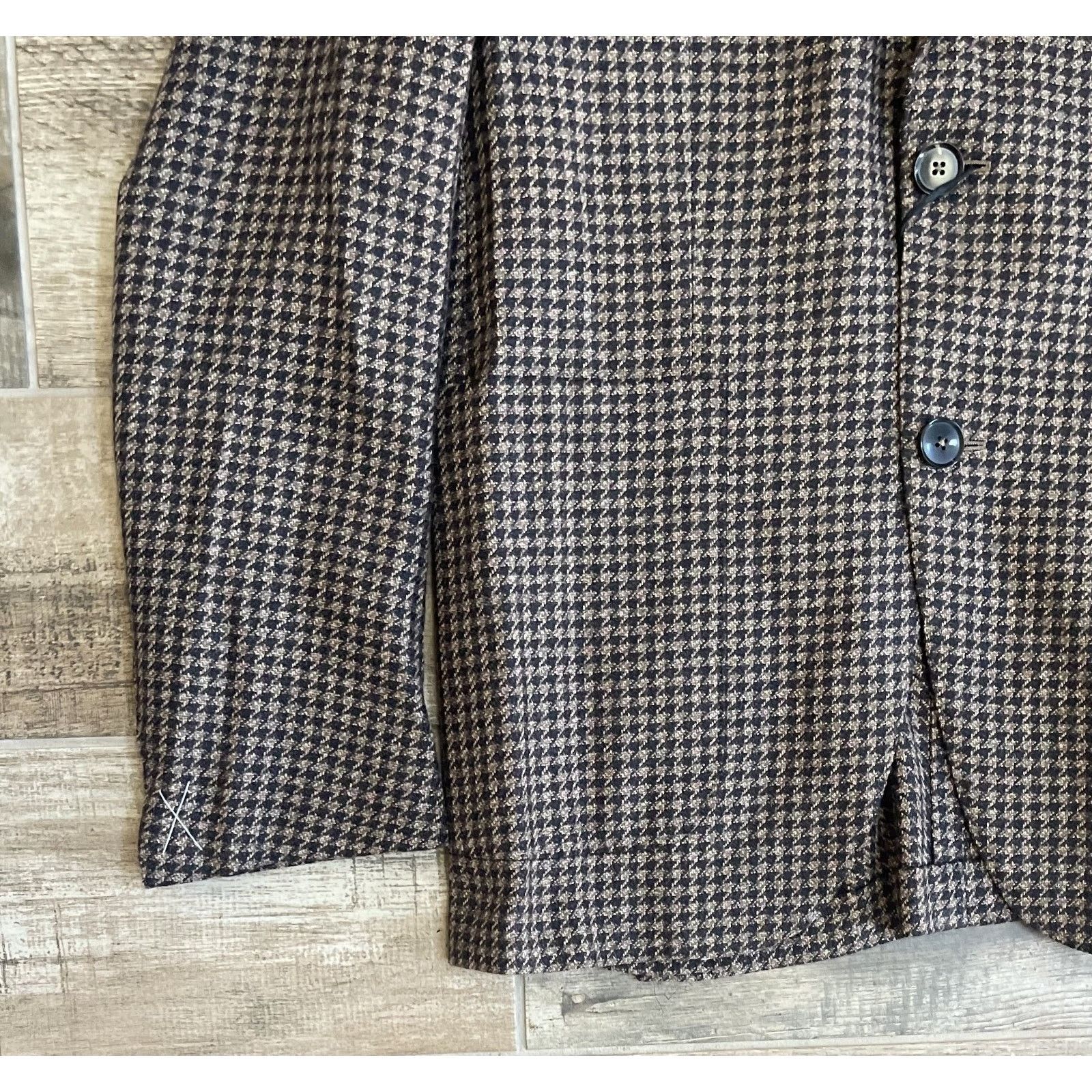 Ermenegildo Zegna $4,995 NWT ZEGNA Brown Checks Cashmere Sport Coat 48(38)R Size 38R - 5 Thumbnail