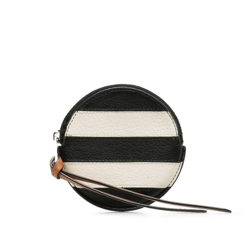 Loewe Loewe Leather Anagram Border Coin Case Leather Coin Case in Very Good Condition