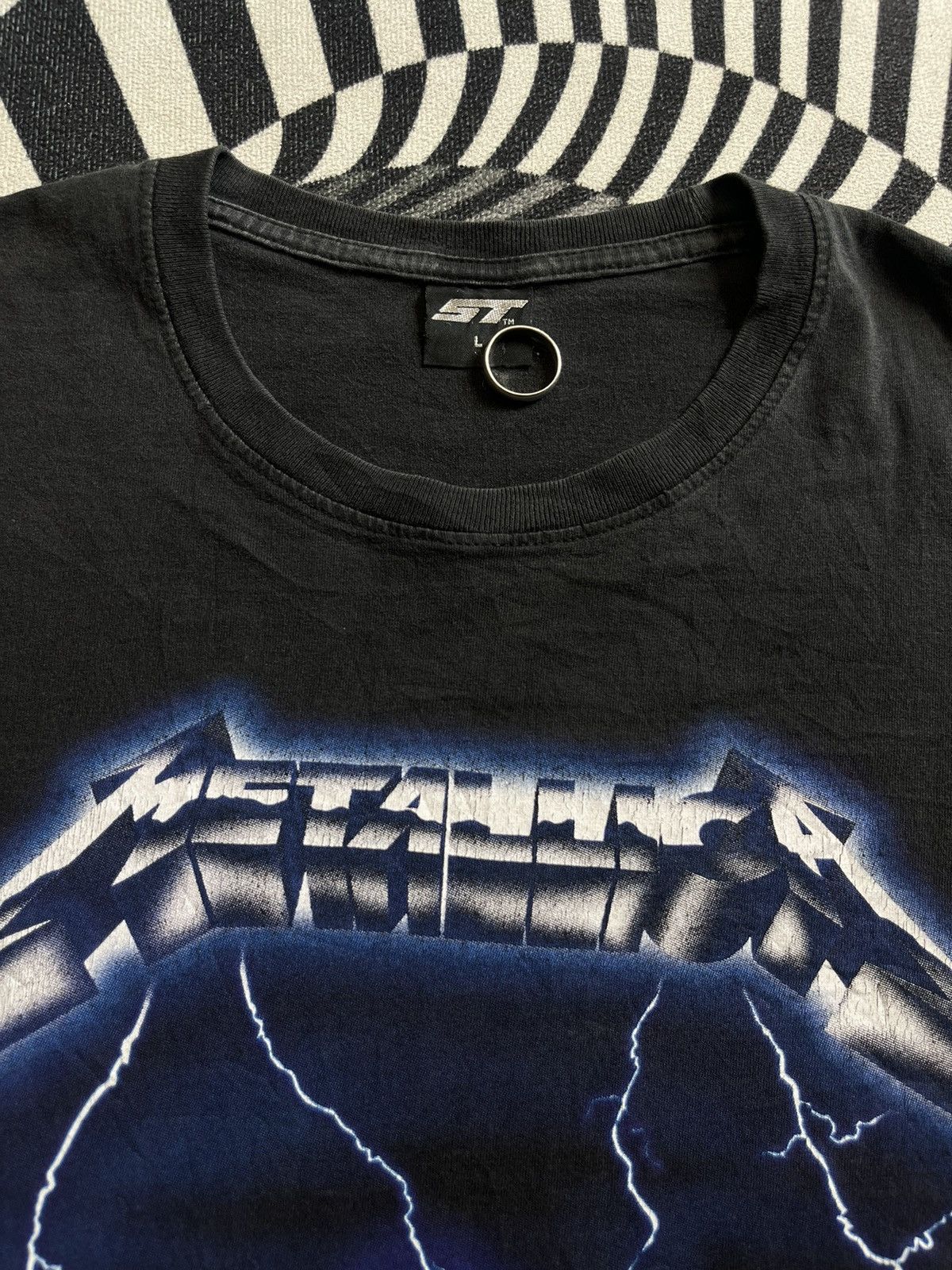 Band Tees Vintage METALLICA Ride The Lighting Band Tshirt Size US L / EU 52-54 / 3 - 5 Thumbnail