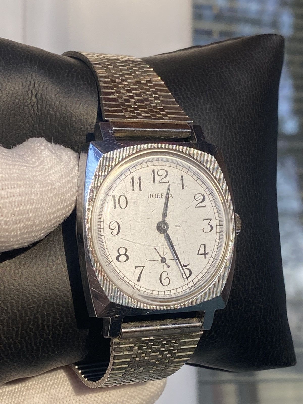 Vintage Vintage 80s USSR watch Soviet Pobeda stainless steel Size ONE SIZE - 1 Thumbnail