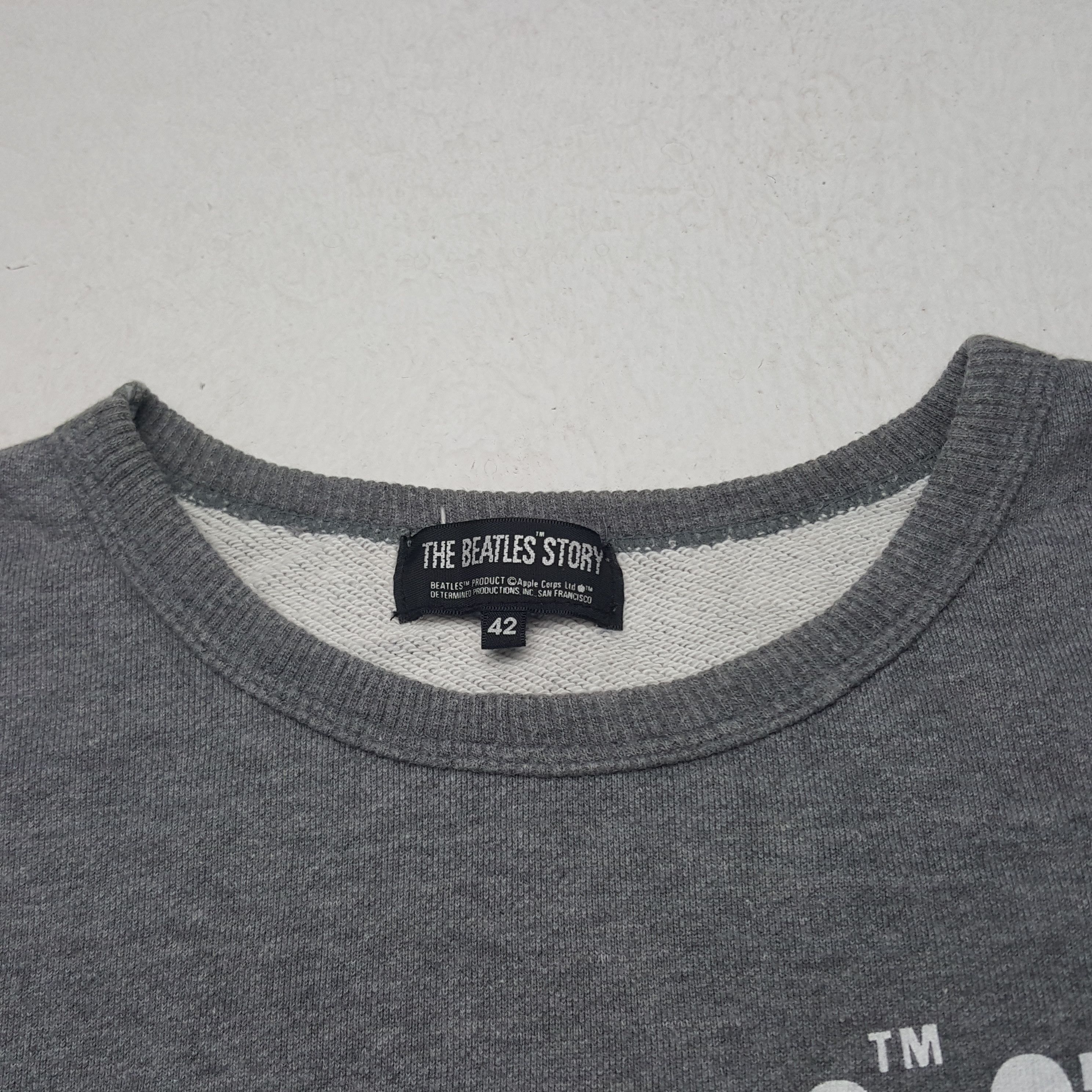 Band Tees × Vintage Vintage The Beatles Story American Band Retro Art Sweatshirt Size US M / EU 48-50 / 2 - 4 Thumbnail
