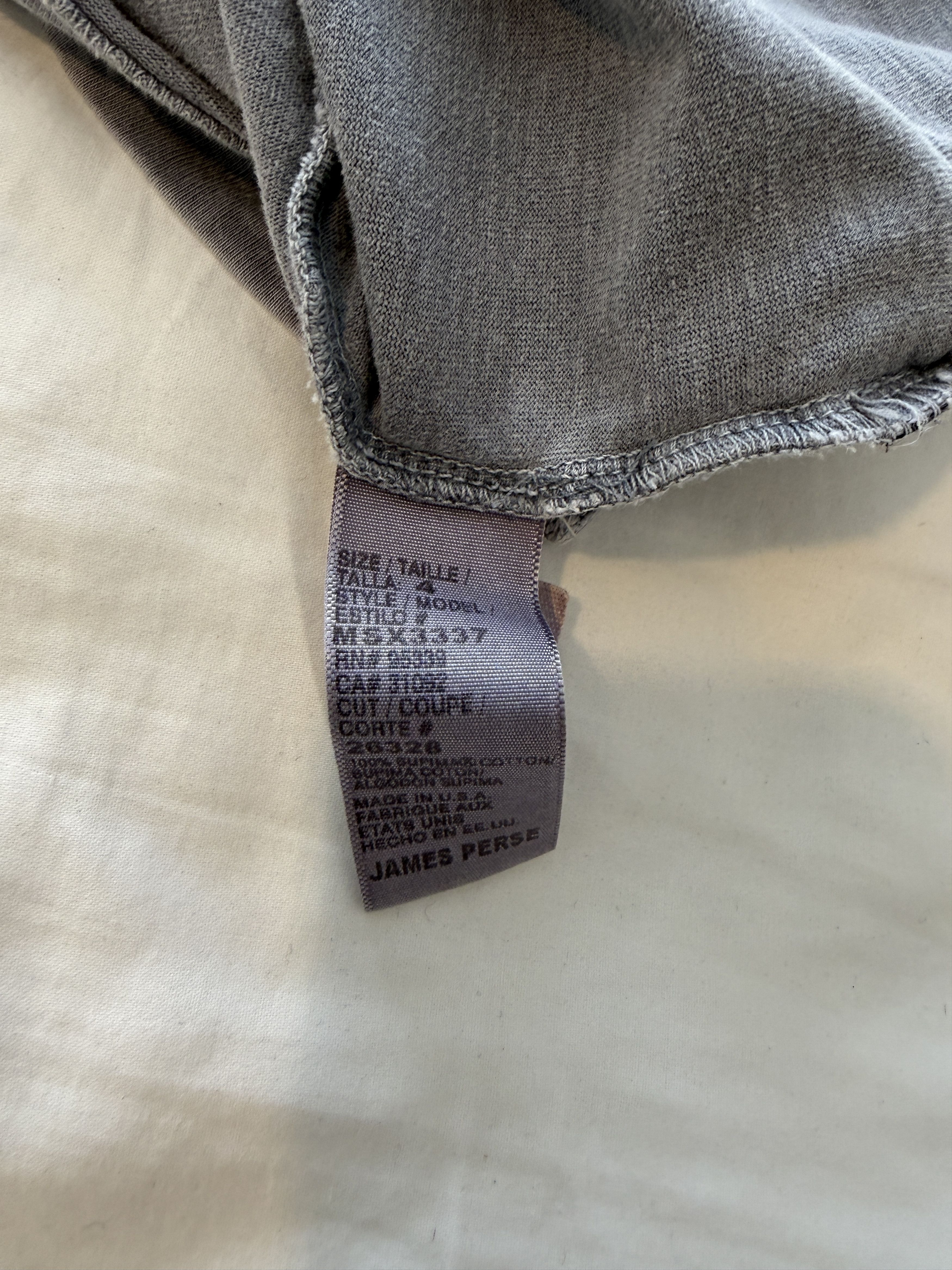 James Perse James Perse Faded Blue Polo Size US XL / EU 56 / 4 - 4 Thumbnail