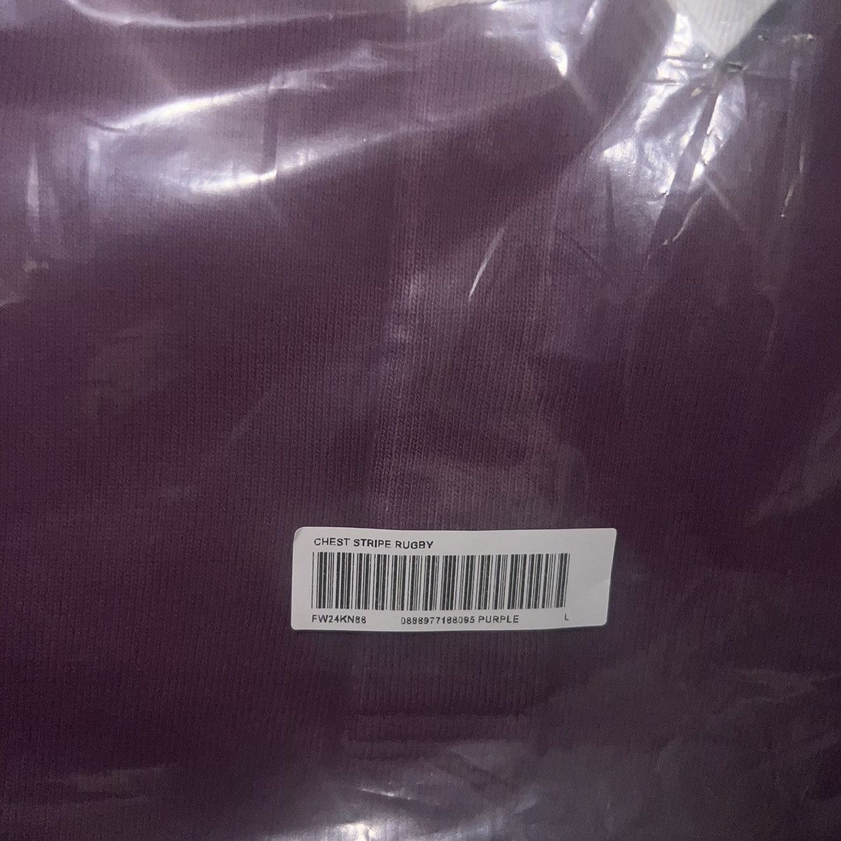 Supreme Supreme Chest Stripe Rugby Purple Size: Large Size US L / EU 52-54 / 3 - 4 Thumbnail