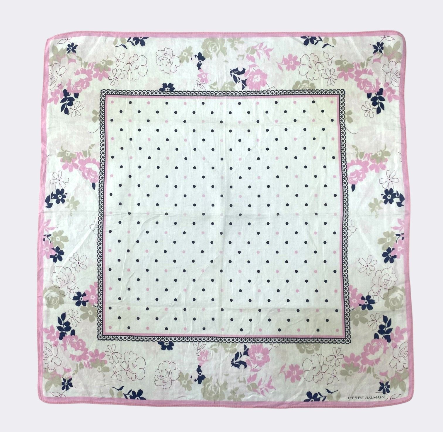 Pierre Balmain Vintage Pierre Balmain Handkerchief Bandana H194R Size ONE SIZE - 1 Thumbnail