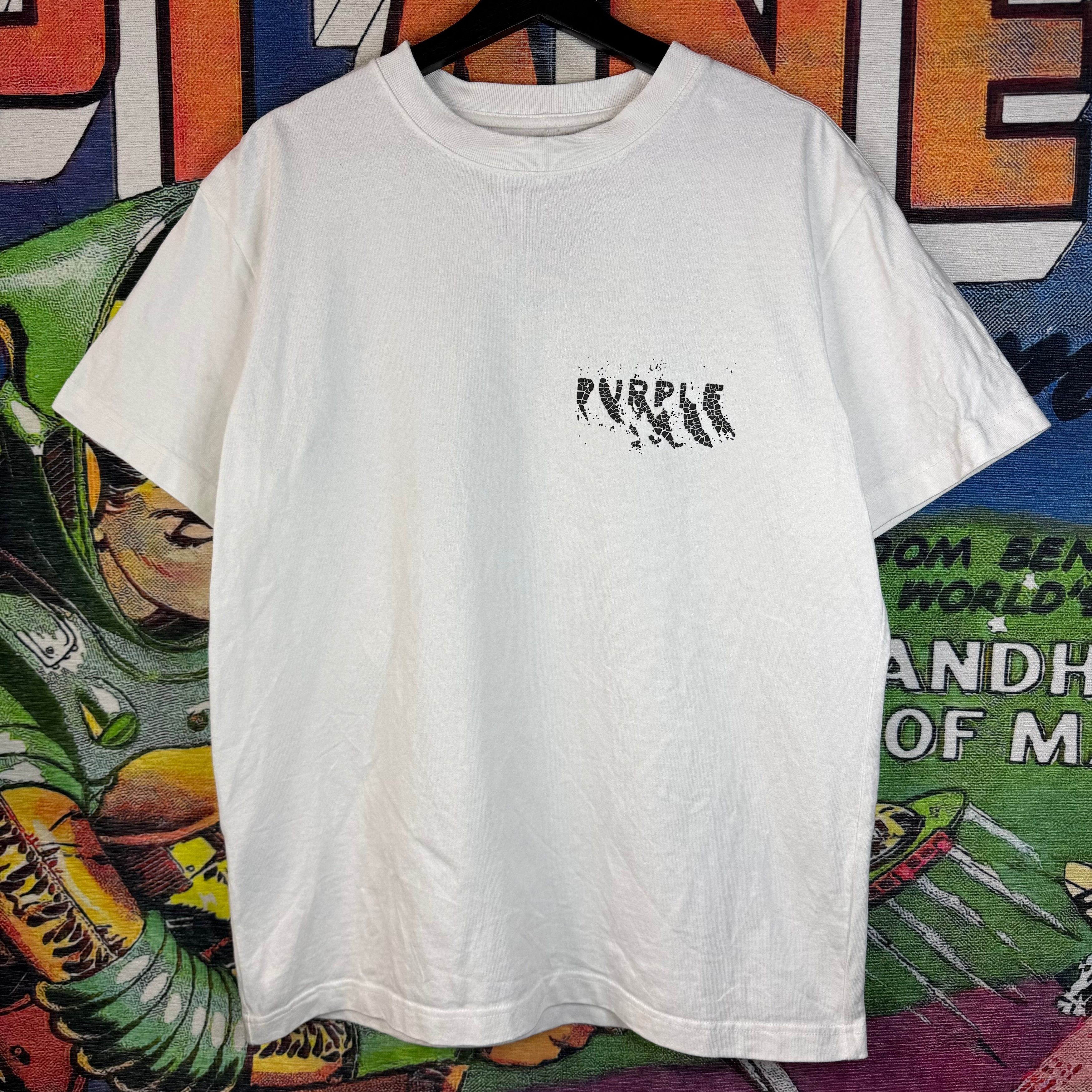 Purple Brand Purple Brand Painted Wordmark Tee Size Small Size US S / EU 44-46 / 1 - 1 Thumbnail