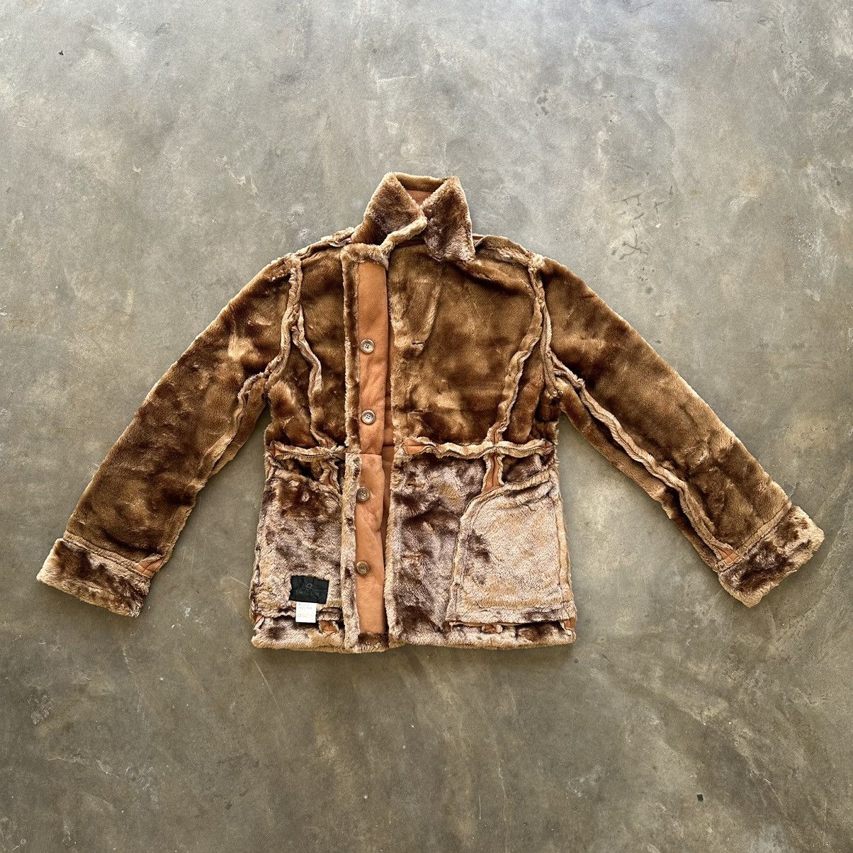 Japanese Brand Vintage Japanese Glass Line Fur Heavy Coats With Pocket Rare Size US M / EU 48-50 / 2 - 1 Thumbnail