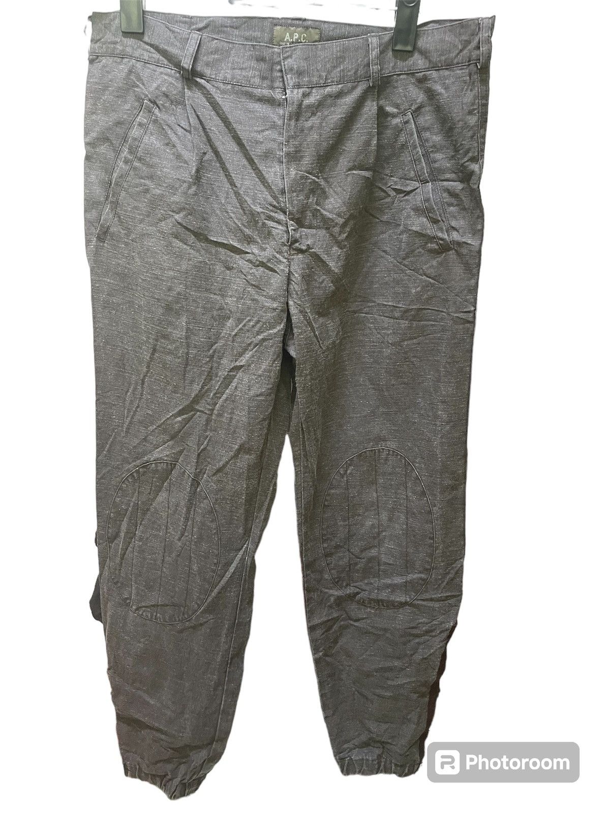 A.P.C. Vintage A.P.C Cropped with Zipper Leg Pants Size US 33 - 1 Thumbnail