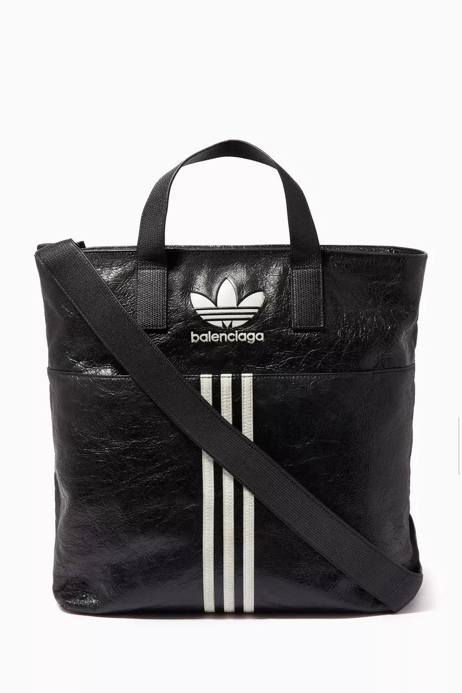 Adidas × Balenciaga o1s1wg110924 Size: OS / South Tote Bag in Black/White Size ONE SIZE - 1 Thumbnail