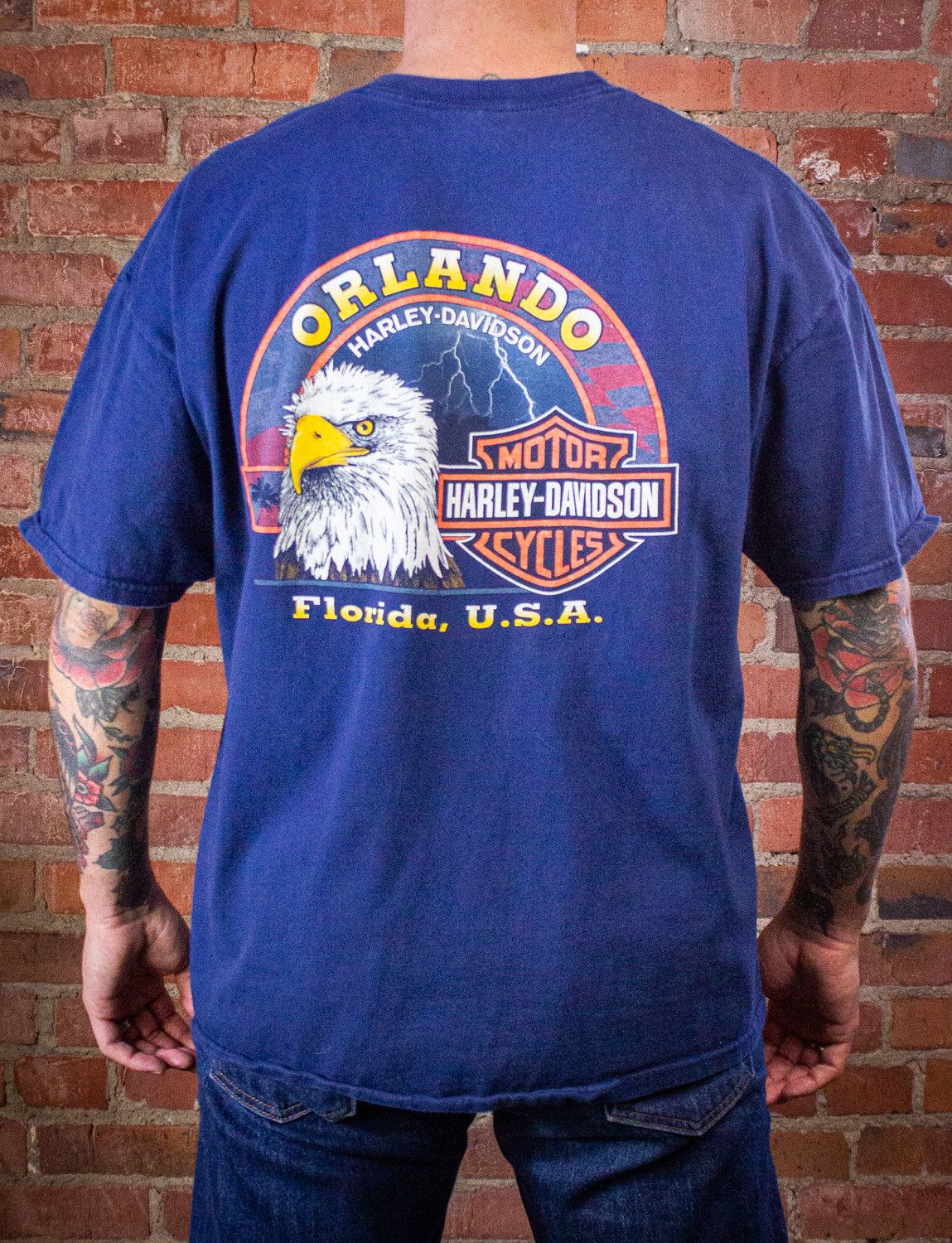 Harley Davidson × Vintage Vintage Harley Davidson Sturgis Black Hills T Shirt 2004 Size US XXL / EU 58 / 5 - 2 Thumbnail