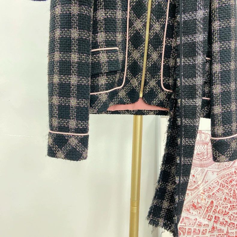 Gucci Gucci Black and pink braided coat Size XS / US 0-2 / IT 36-38 - 6 Thumbnail