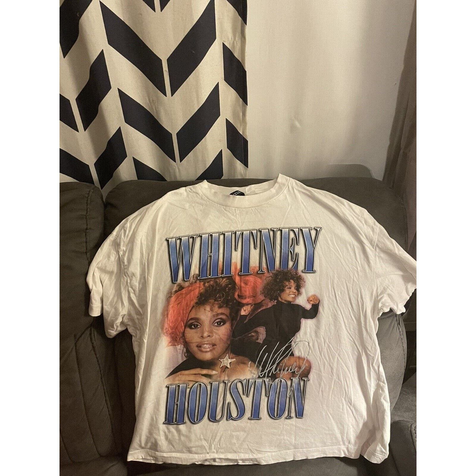 Divided Whitney Houston Divided H M T Shirt Women s XL Grailed