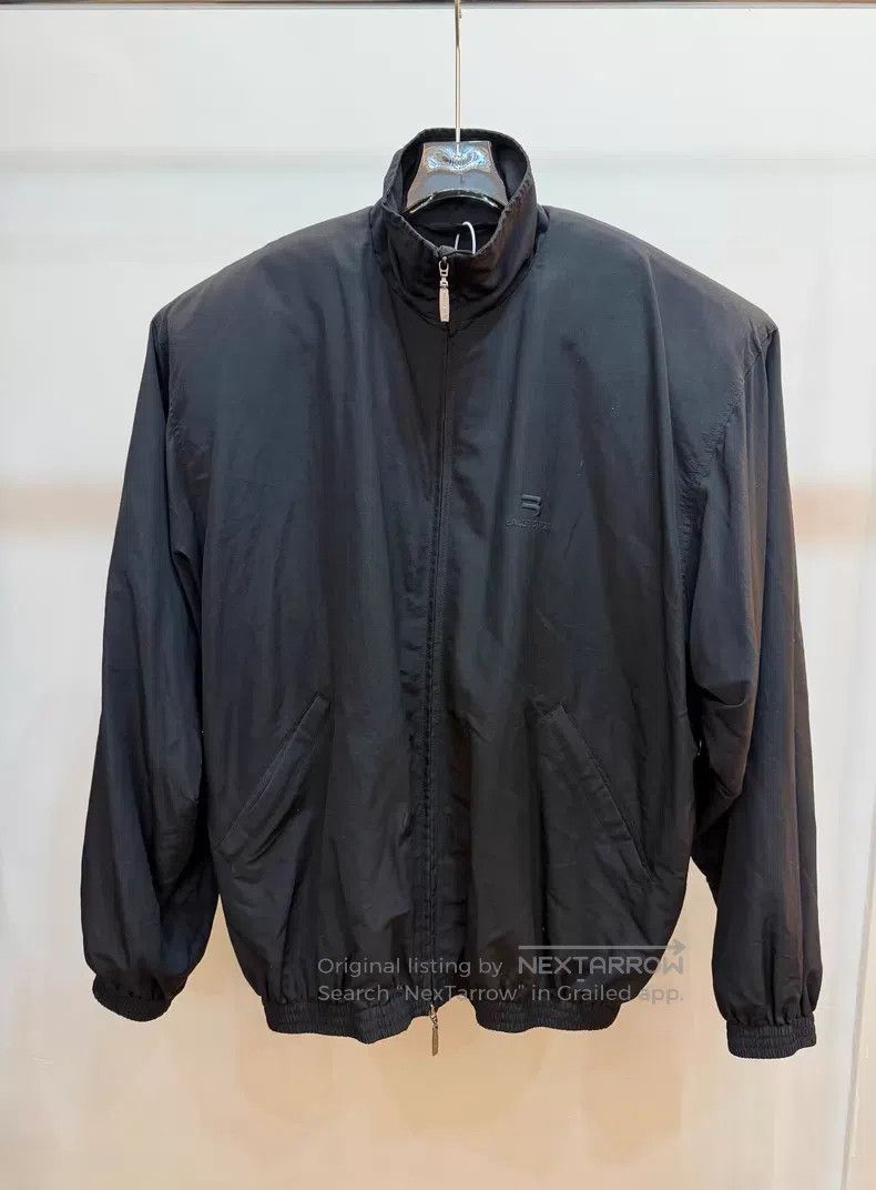 Balenciaga Balenciaga Solid Color Zip-Up Stand Collar Sports Long Sle Size US M / EU 48-50 / 2 - 1 Thumbnail