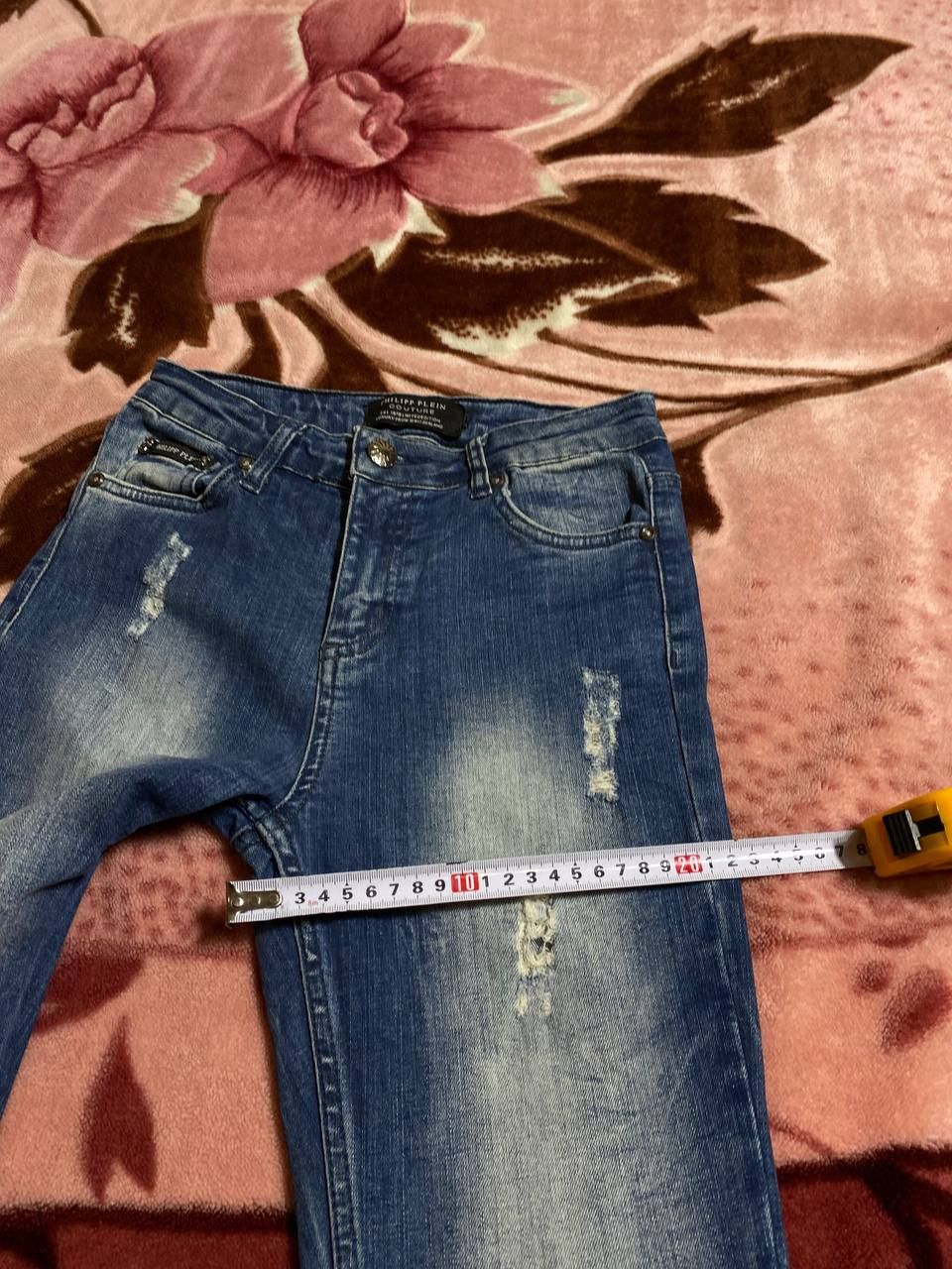 Philipp Plein Vintage Skull Denim Philipp Plein Distressed Fabric Style Size US 27 - 14 Thumbnail