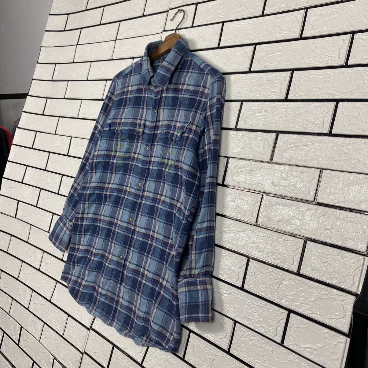 Buzz Rickson's 📌Vintage Flannel Jacket Button R Newbold Tartan Design Size US M / EU 48-50 / 2 - 3 Thumbnail