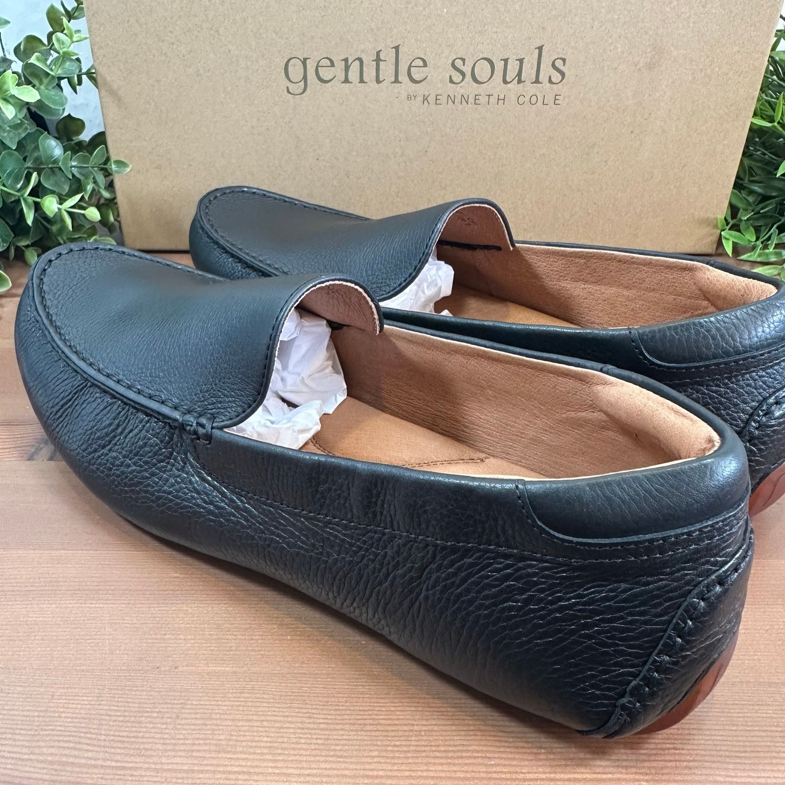 Gentle Souls Gentle Souls by Kenneth Cole Nyle Black Driver Loafers Size US 9.5 / EU 42-43 - 4 Thumbnail