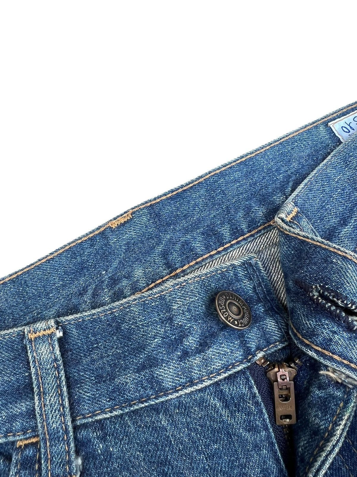 Orslow Dirty Mud Orslow Distressed Denim Bootcut Flare Jeans Size US 30 / EU 46 - 5 Thumbnail