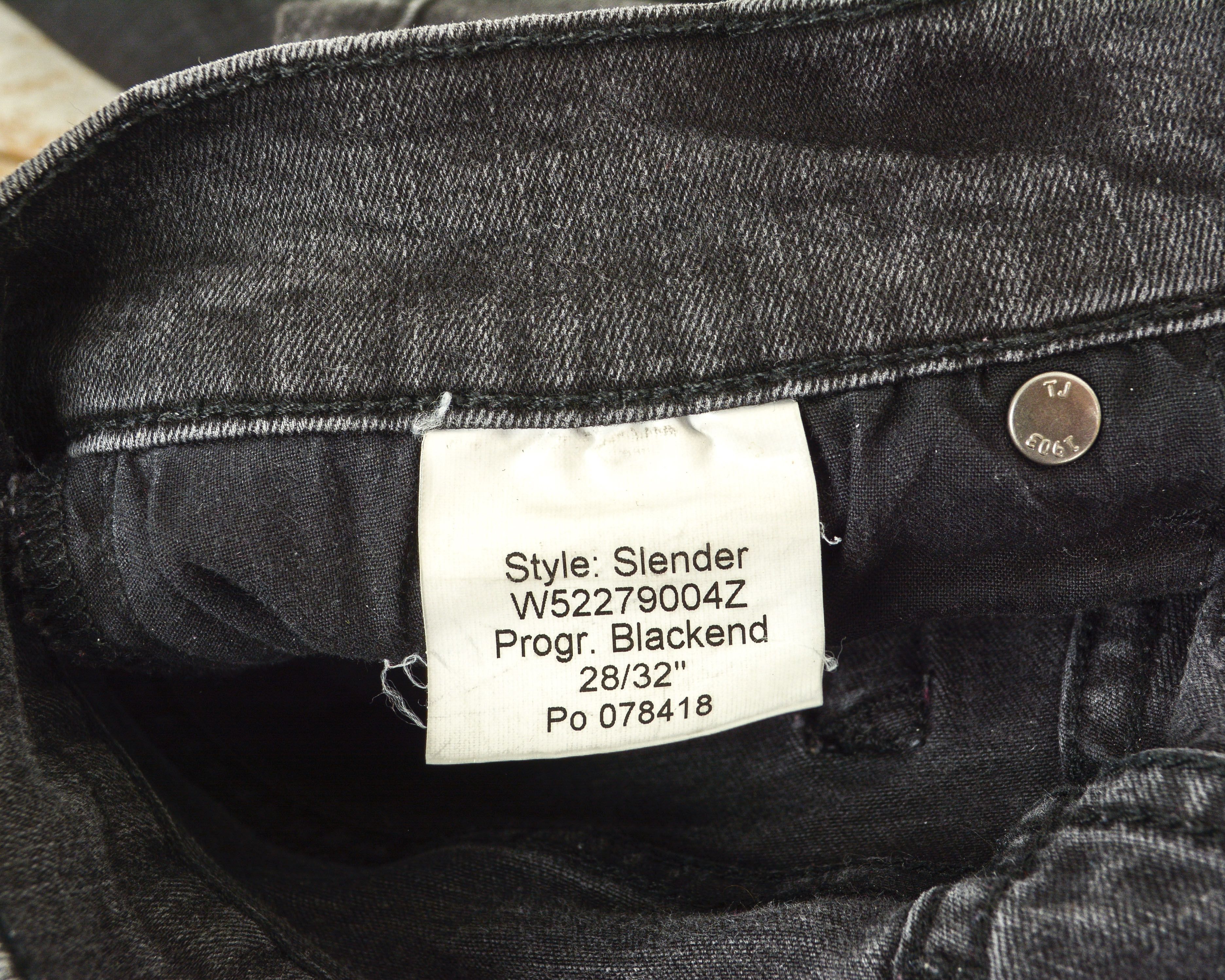 Tiger of Sweden Slender Women W28 L32 Slim Fit Jeans Black Pants Trousers Size 28" / US 6 / IT 42 - 4 Thumbnail