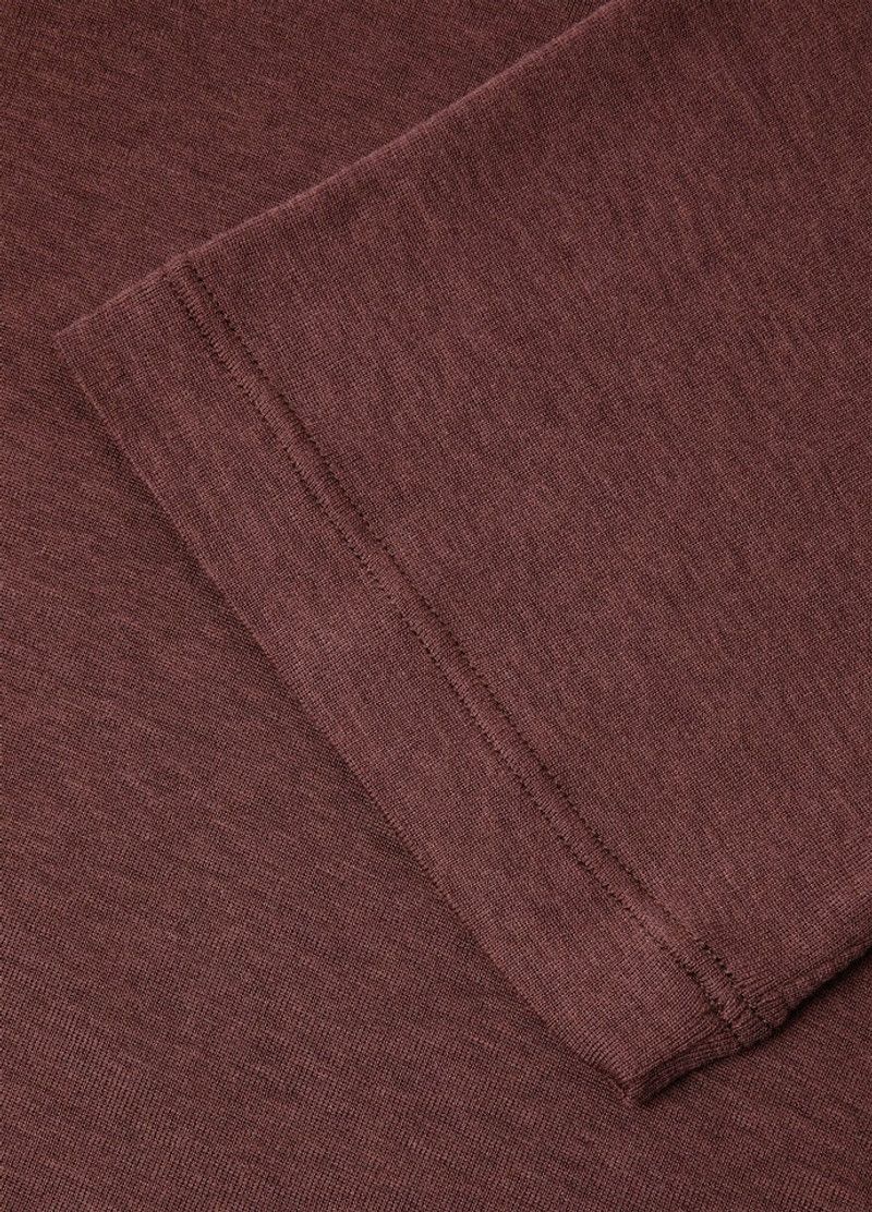 Loro Piana o1srvl11e0526 Mazzorbo T-Shirt in Burgundy Size US XL / EU 56 / 4 - 7 Thumbnail