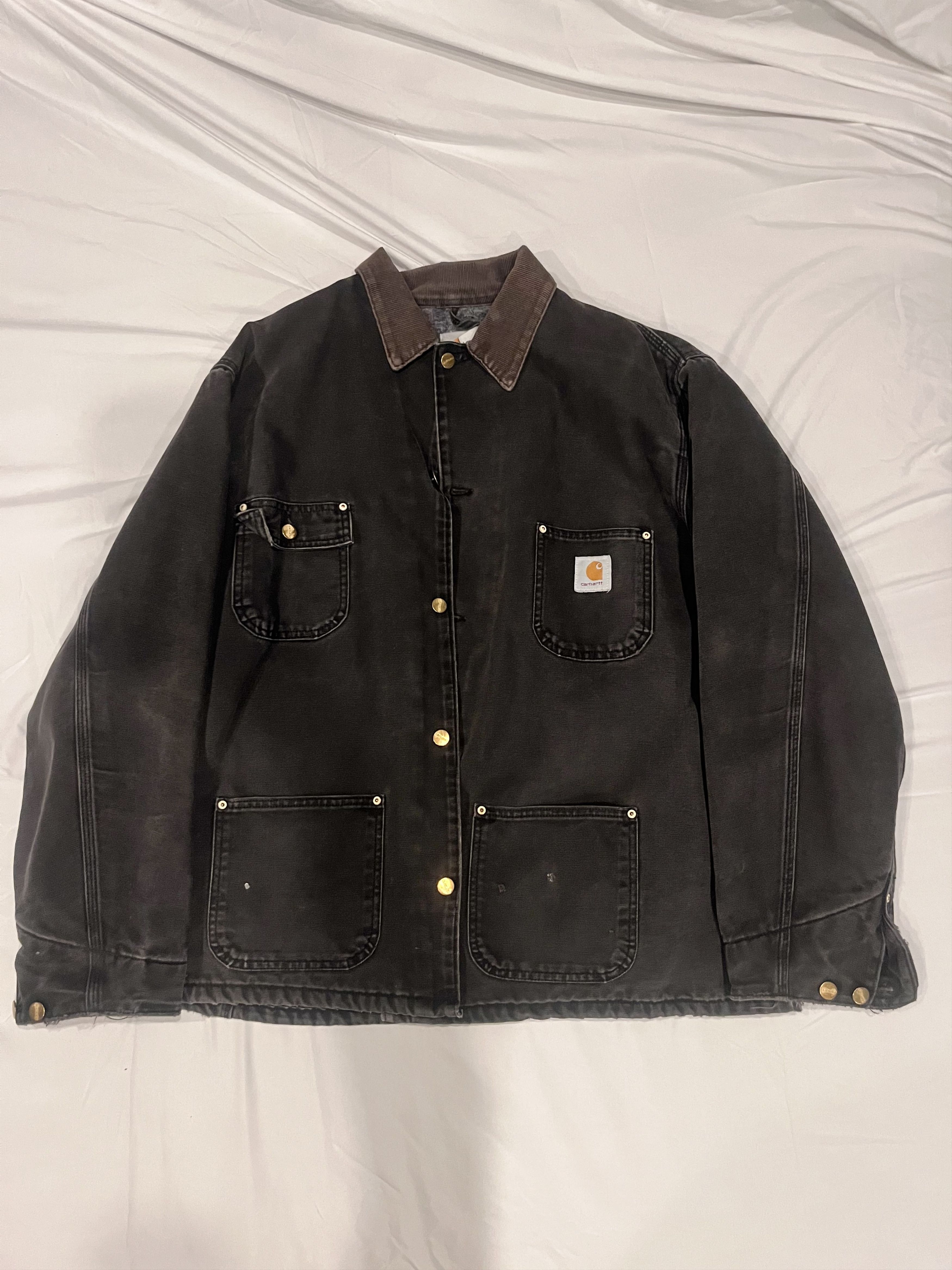 image of Vintage Carhartt Jacket in Black, Men's (Size XL)