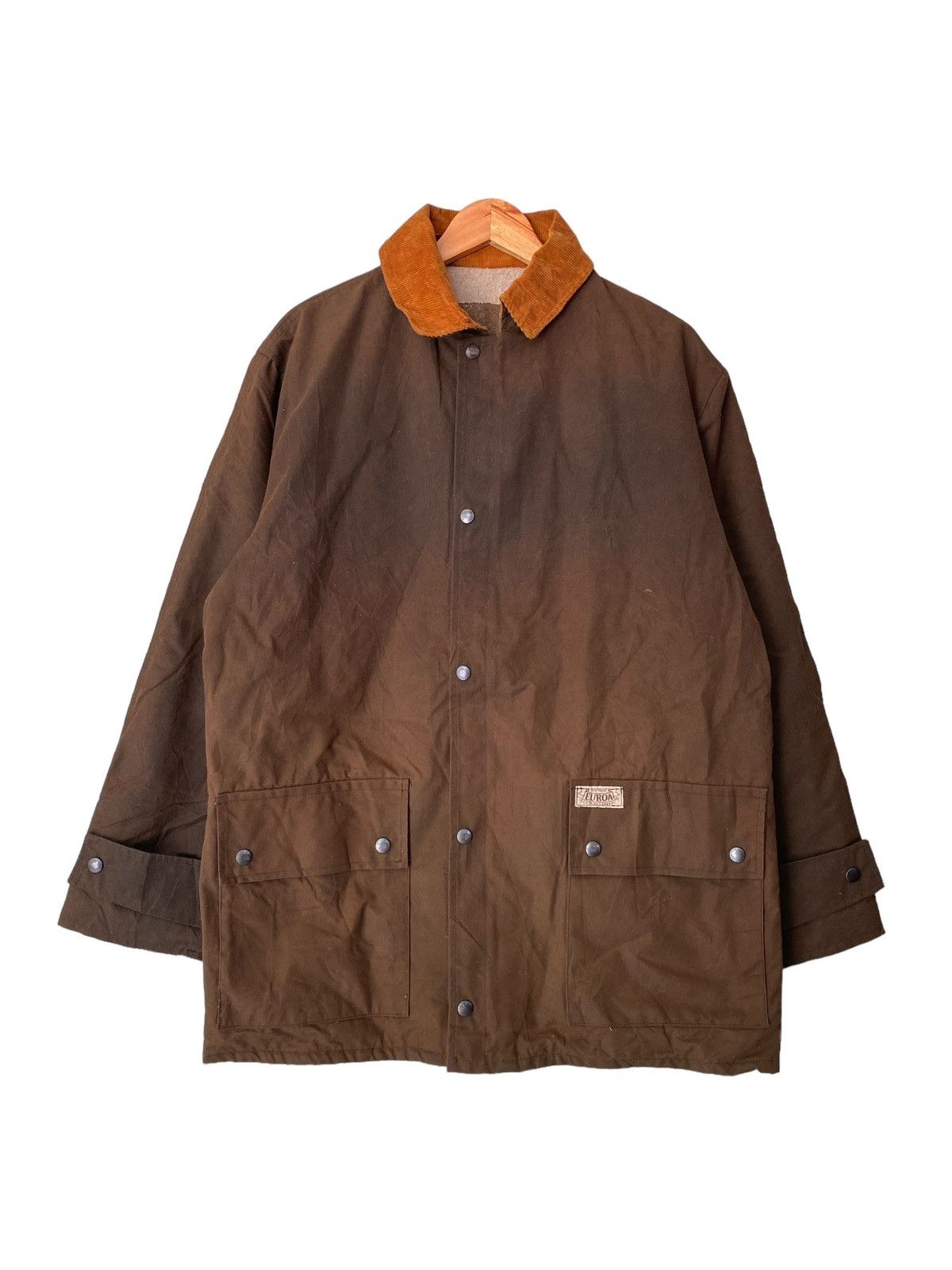 Vintage Rare EUROA Waxed Jacket Zipper Size US M / EU 48-50 / 2 - 6 Thumbnail
