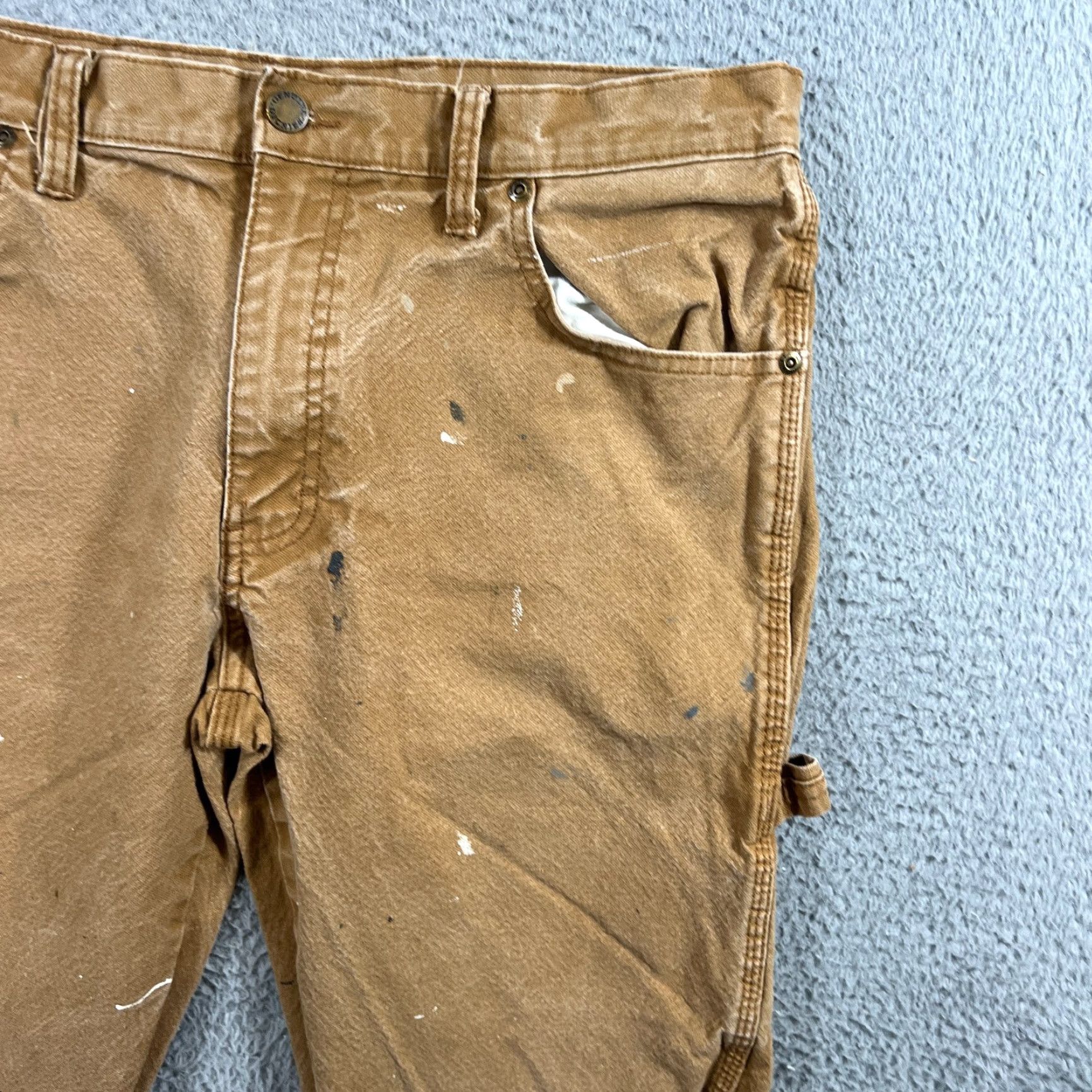 Dickies VINTAGE Dickies Cargo Shorts Men's 32 Brown Workwear Cotton 5-Pocket Relaxed Fit Size US 32 / EU 48 - 7 Thumbnail