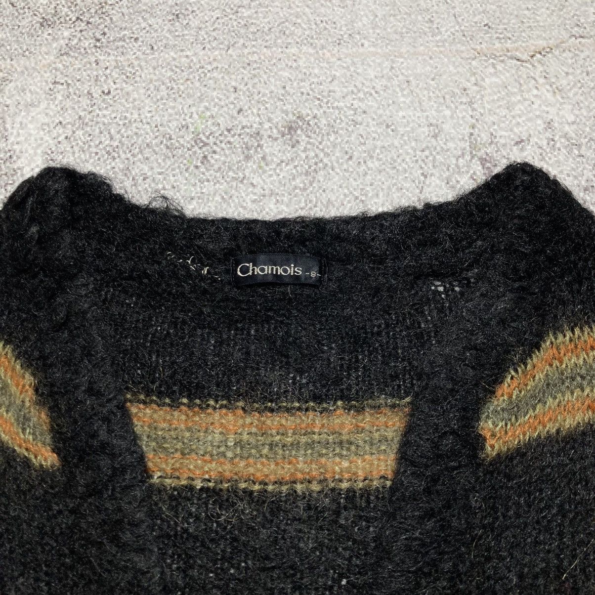 Japanese Brand 2000s Chamois Navajo Motif Mohair Wool Knit Vest Black Size US L / EU 52-54 / 3 - 10 Thumbnail