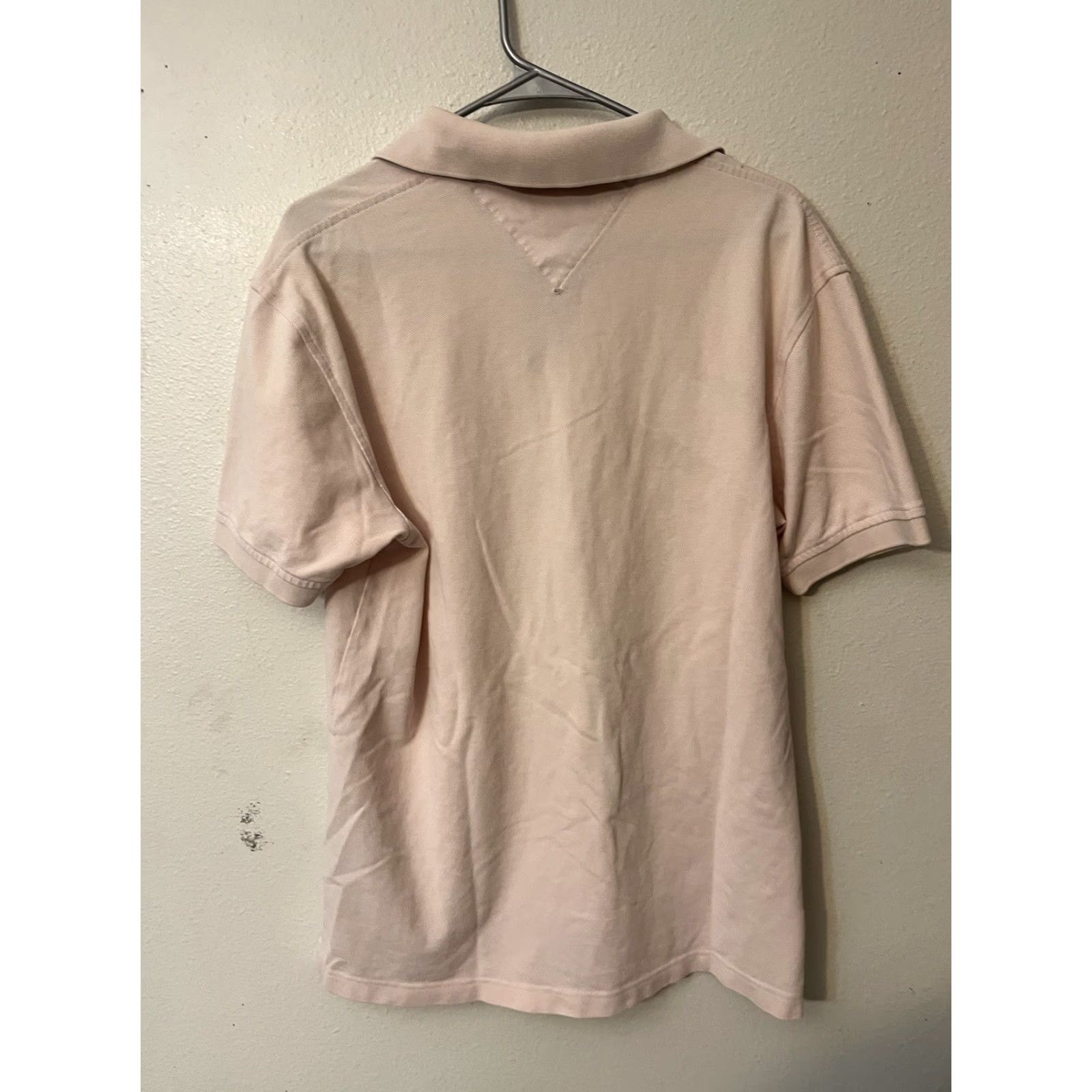 Tommy Hilfiger Tommy Hilfiger Polo Shirt Men Short Sleeve Size L Pink Reg Fit Slimming Size US L / EU 52-54 / 3 - 3 Thumbnail
