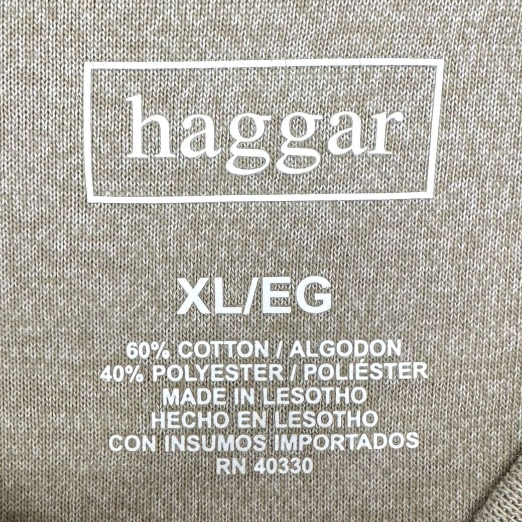 Haggar VINTAGE Haggar 2n1 Polo Shirt Mens XL Built In Tee Orange Striped Knit Rugby, 2n1 Built In Tee, Polo, Short Sleeve, Chest 51, Length 31, NEW Size US XL / EU 56 / 4 - 5 Thumbnail