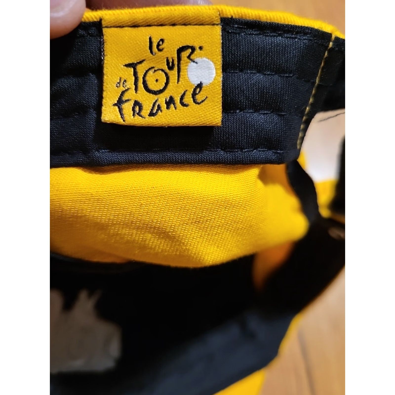 Logo 7 Le Tour De France Hat Baseball Cap Adjustable Black Yellow Logo Size ONE SIZE - 4 Thumbnail