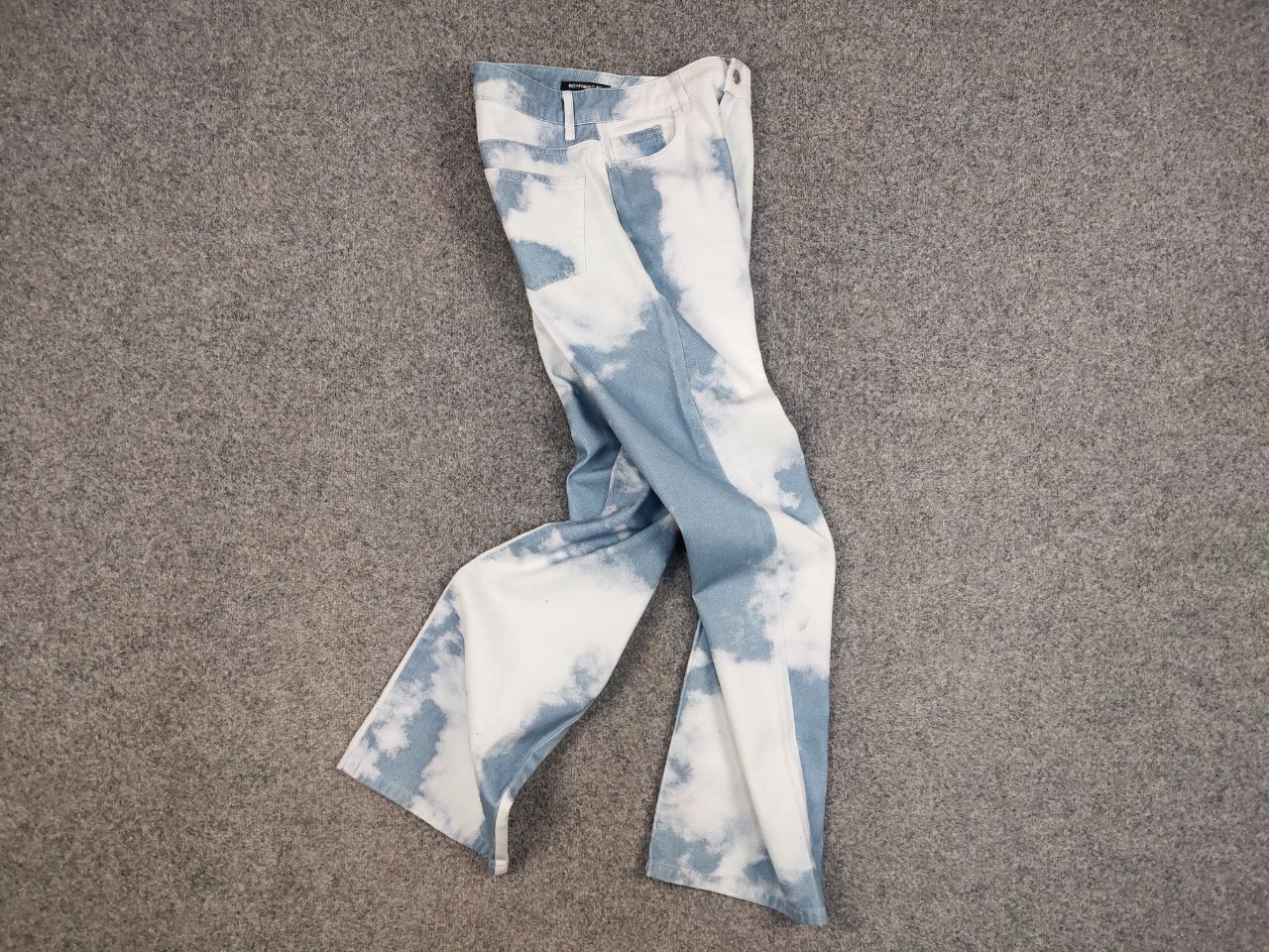 Jaded London Jaded London Boyfriend Sky Blue Art Denim Jeans Japan Style Size US 29 - 12 Thumbnail