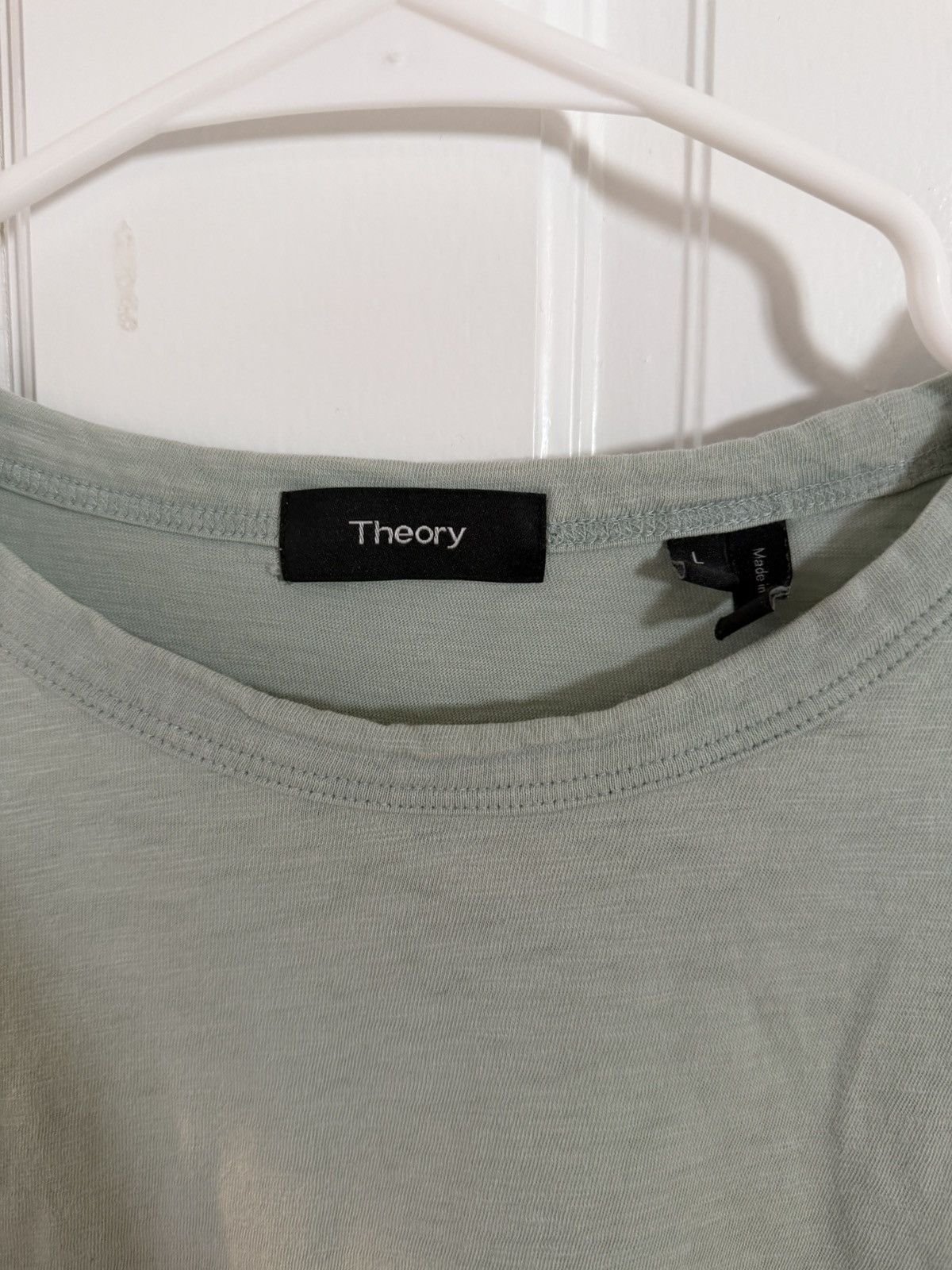 Theory Theory Light Green tshirt Size US L / EU 52-54 / 3 - 2 Thumbnail
