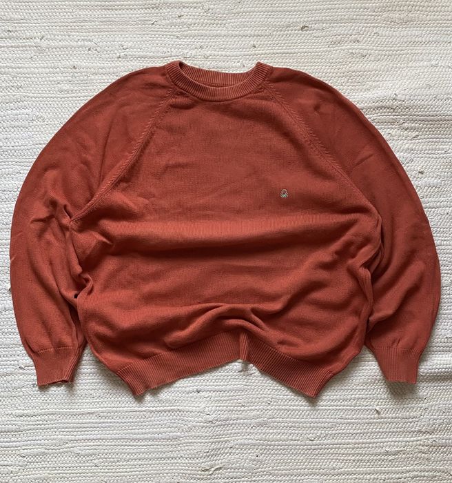 Vintage Vintage Rare Logo Benneton Cotton Made in Italy Sweater