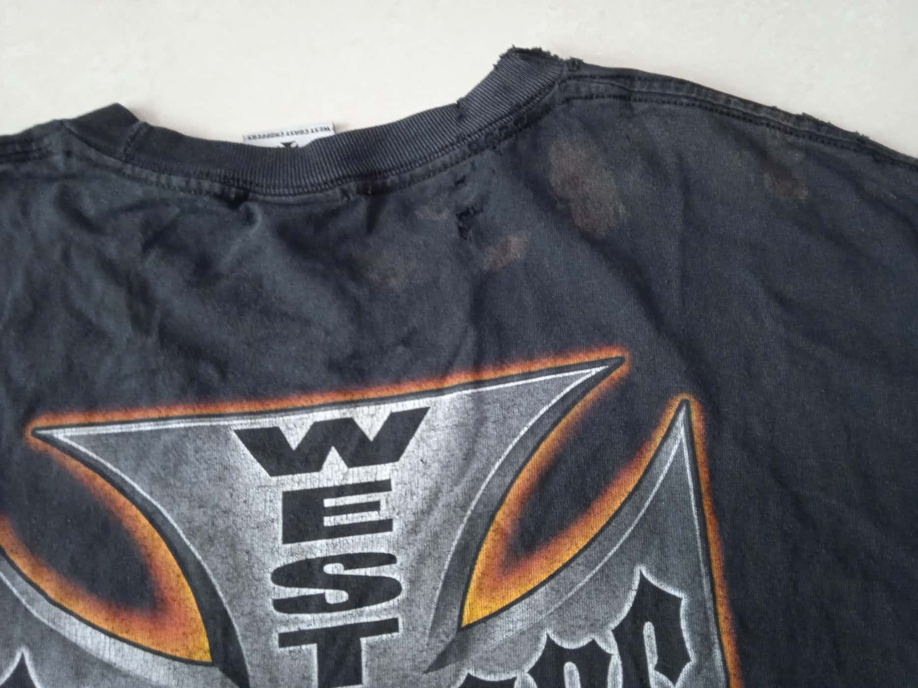 Vintage Vintage 2000s West Coast Choppers T-Shirt Size US XL / EU 56 / 4 - 3 Thumbnail