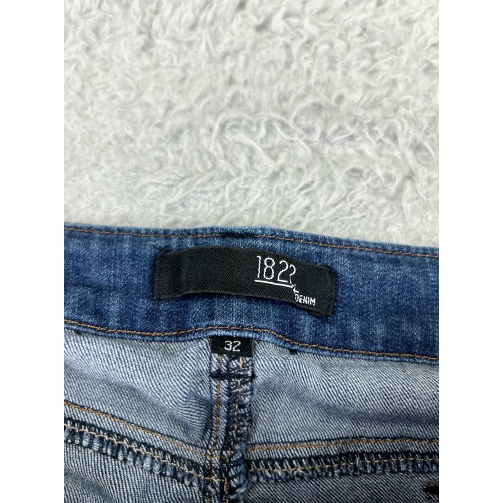 Vintage VINTAGE 1822 Denim Pants Women's Tapered Jeans Mid Rise Blue Cotton Blend 90s Western Style, Womens 32 Size 24" / US 00 / IT 34 - 3 Thumbnail