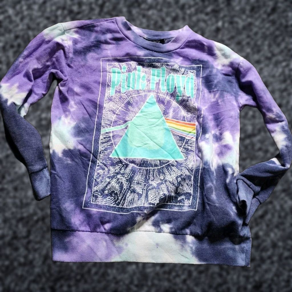 Vintage Womens Pink Floyd Sweatshirt Shirt Purple Tie Dye Crew Neck Long Sleeve S Pink Floyd Tie-Dye Sweatshirt L Womens Size S / US 4 / IT 40 - 1 Thumbnail
