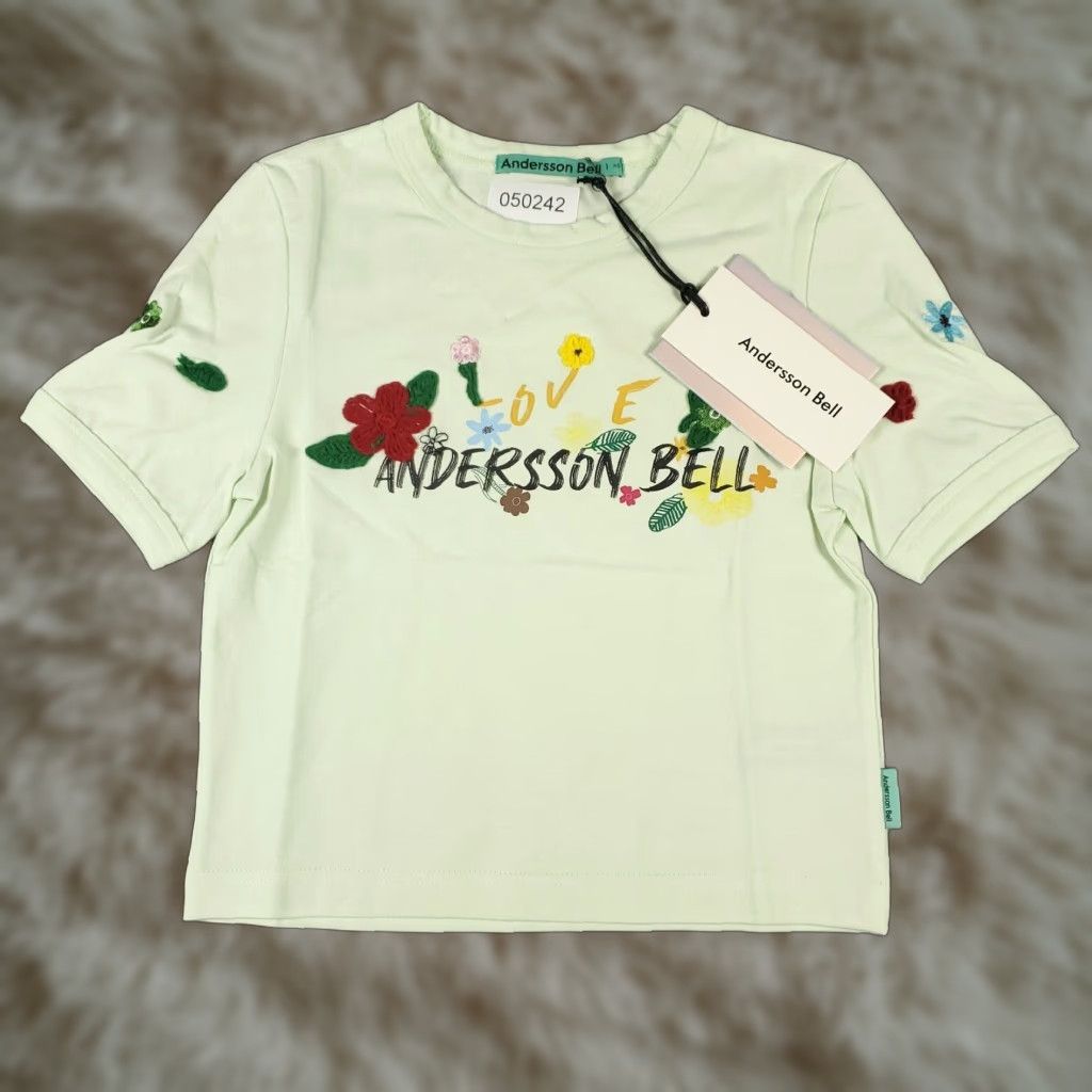 Andersson Bell Andersson Bell T Shirt Womens Size XS Green Pale Mint Short Sleeve Ladies Size XS / US 0-2 / IT 36-38 - 1 Thumbnail