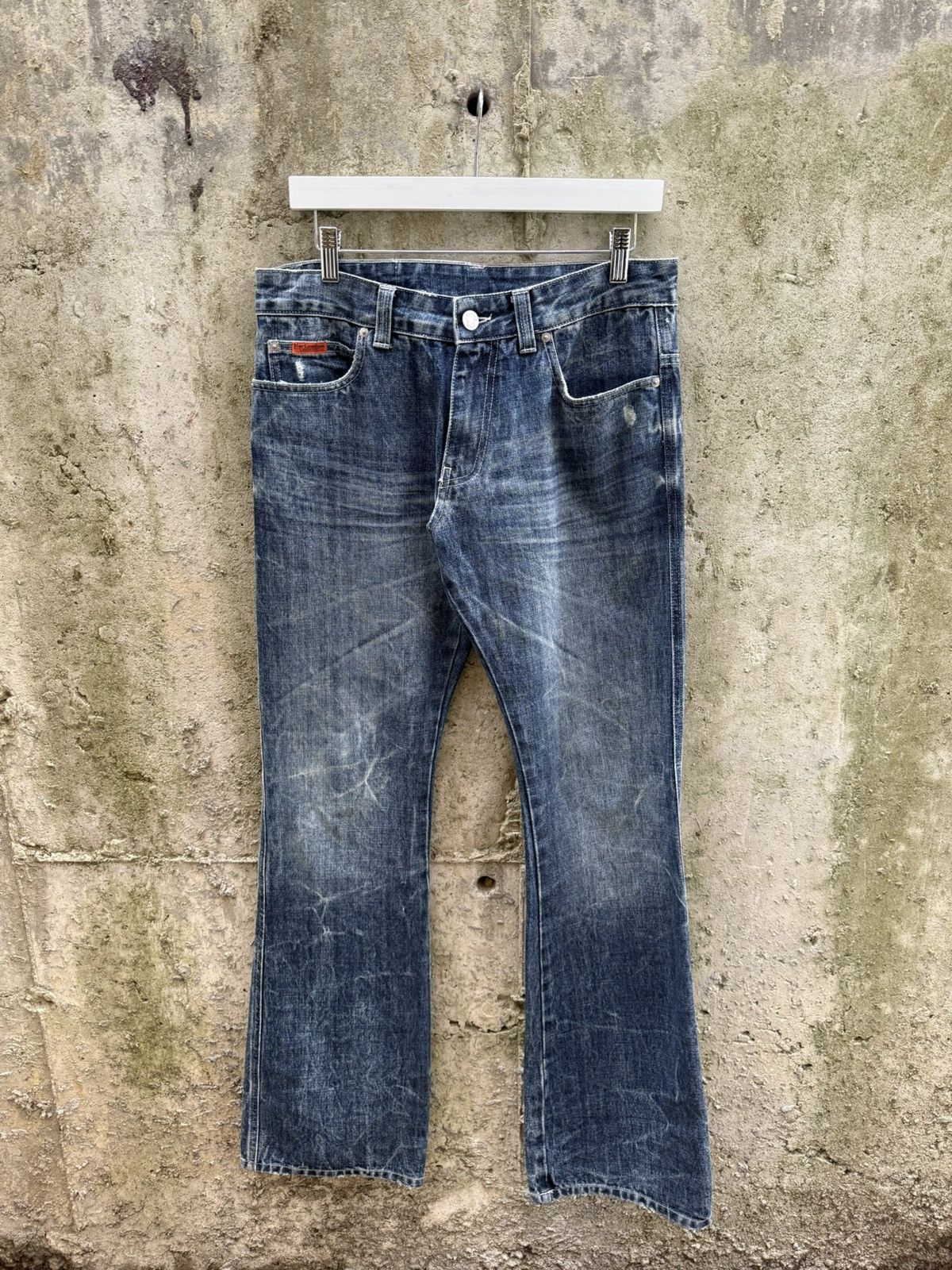 Martine Rose Lightwash Cross Hatch Design Denim | Grailed