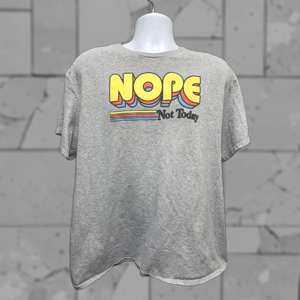 Vintage Dom T-Shirt Grey Graphic Cotton Blend Mens XL Size US XL / EU 56 / 4 - 1 Thumbnail