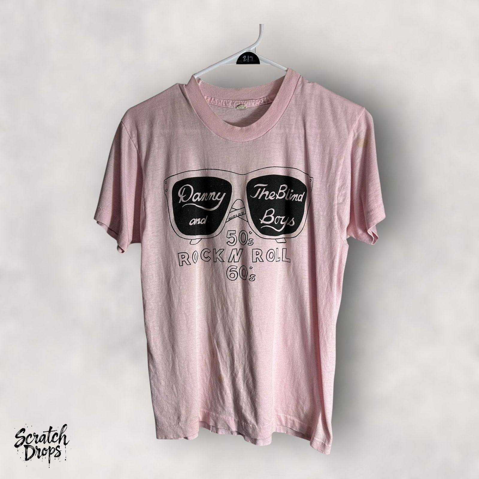 Other Vtg 1989 Danny The Blind Boys Band Tee Med Pink Rock Shirt Size US M / EU 48-50 / 2 - 1 Thumbnail